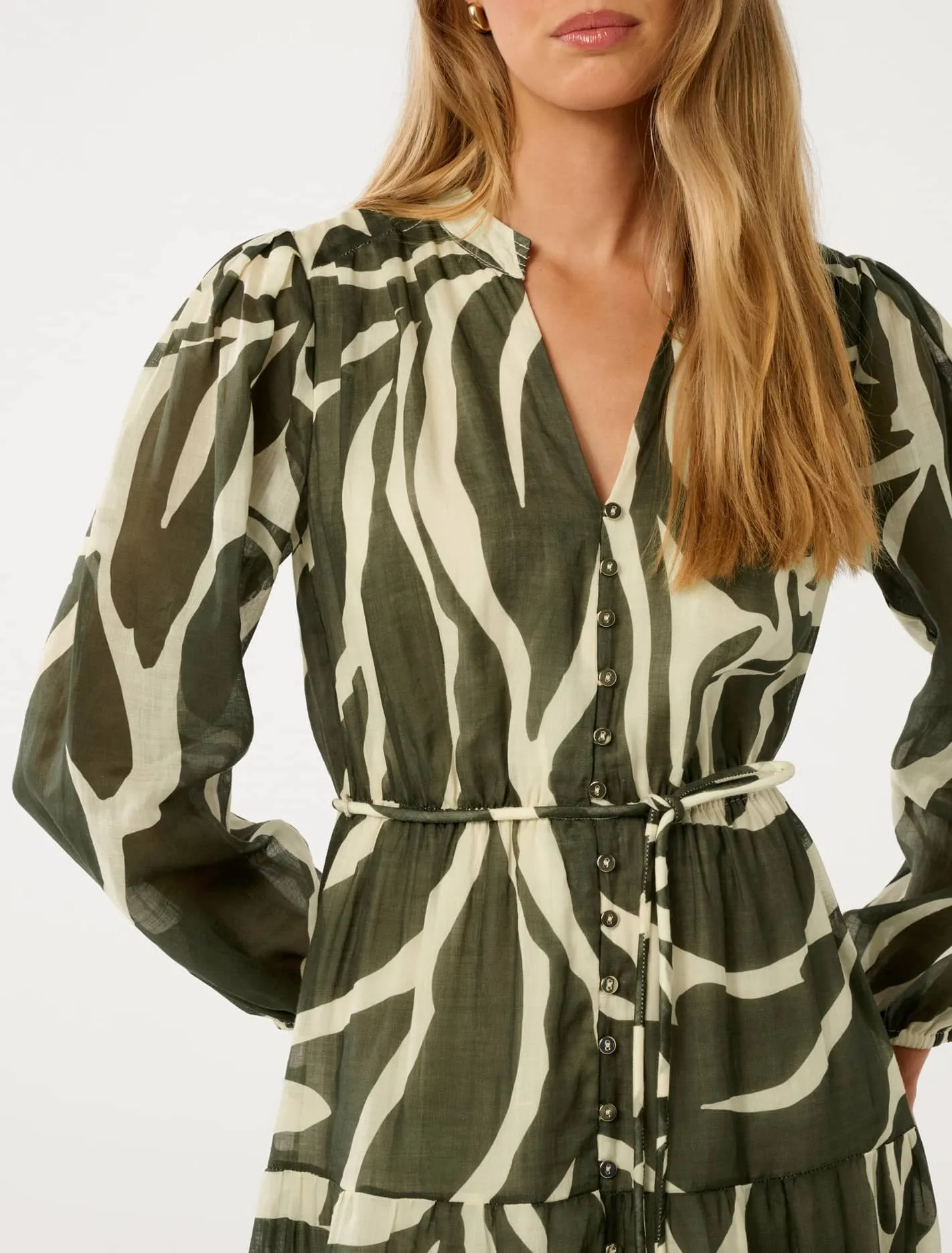 Adeline Tiered Midi Dress