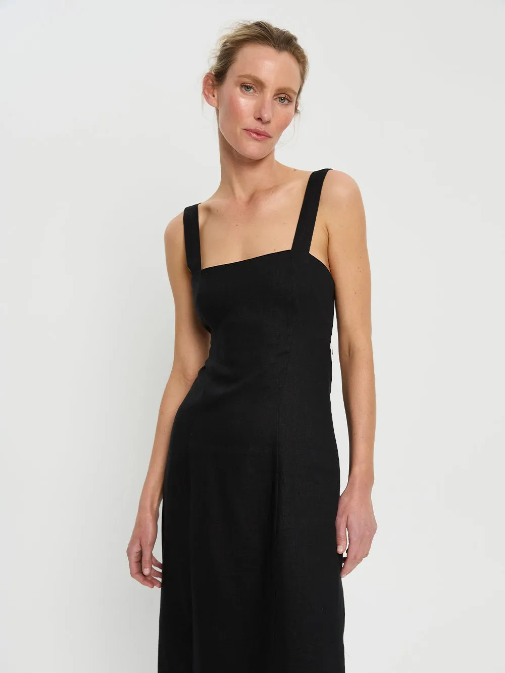 Azarea Tie Back Midi Dress