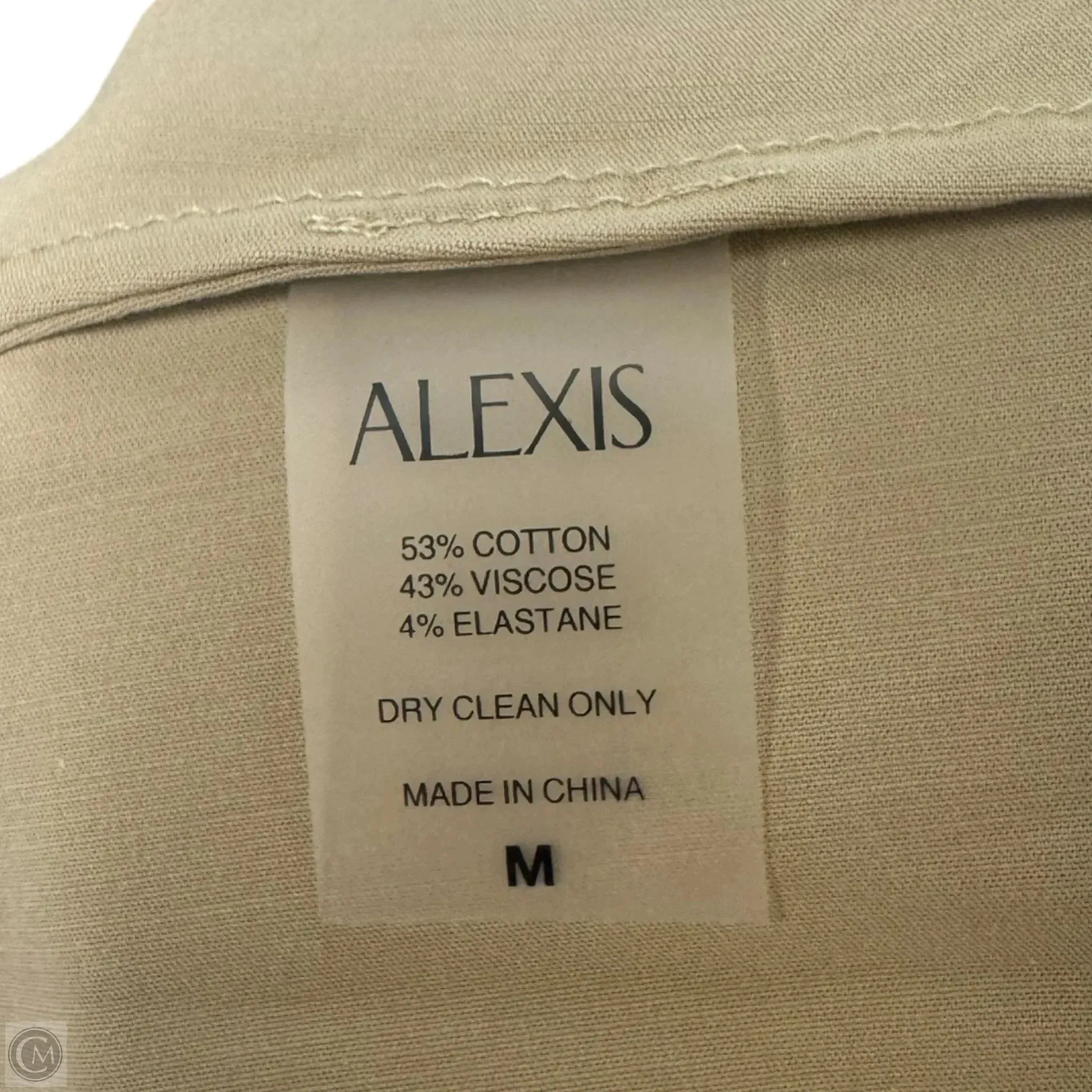 Bardello Belted Dress By Alexis In Beige, Size: M
