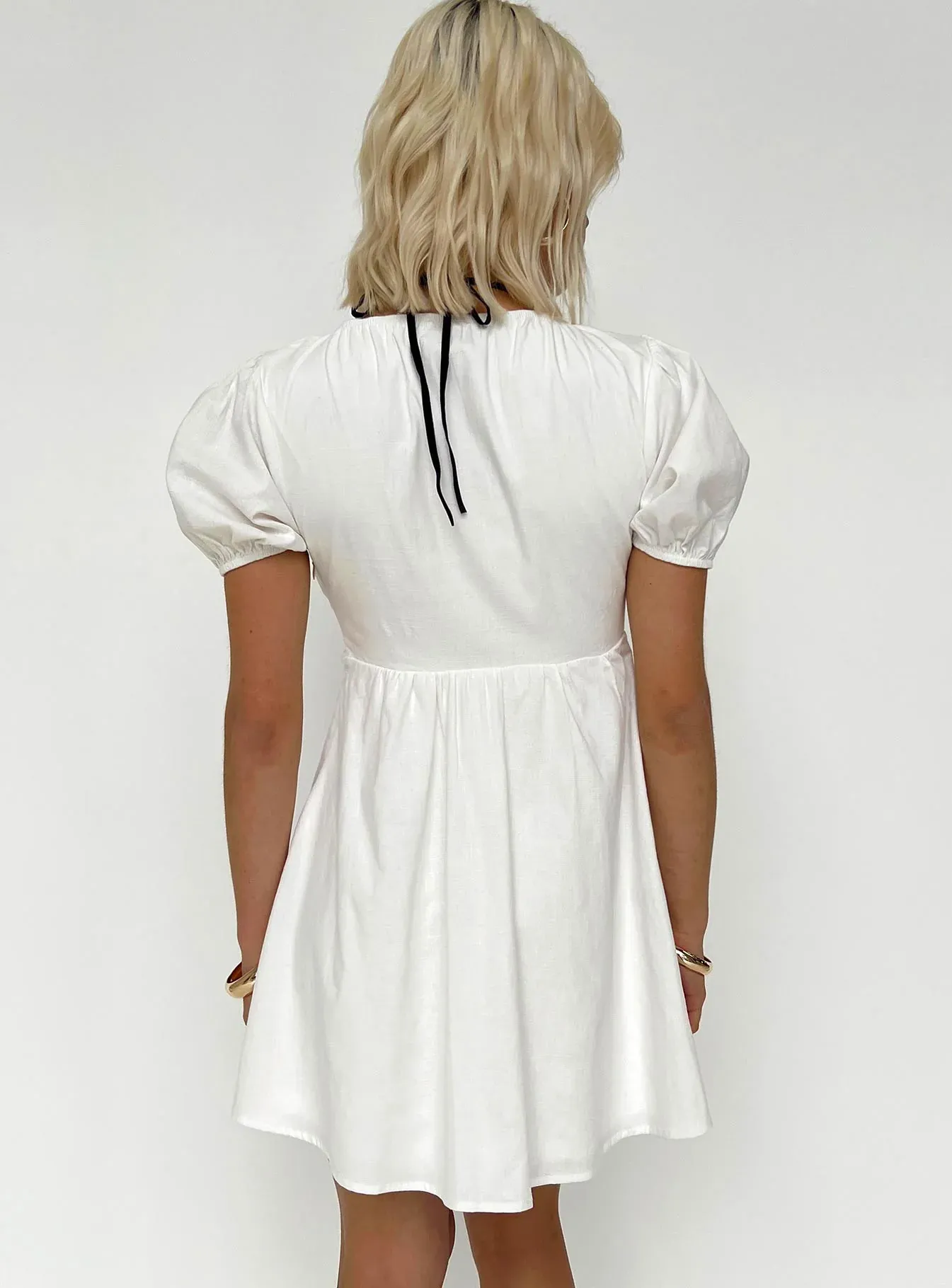 Bevin Mini Dress White