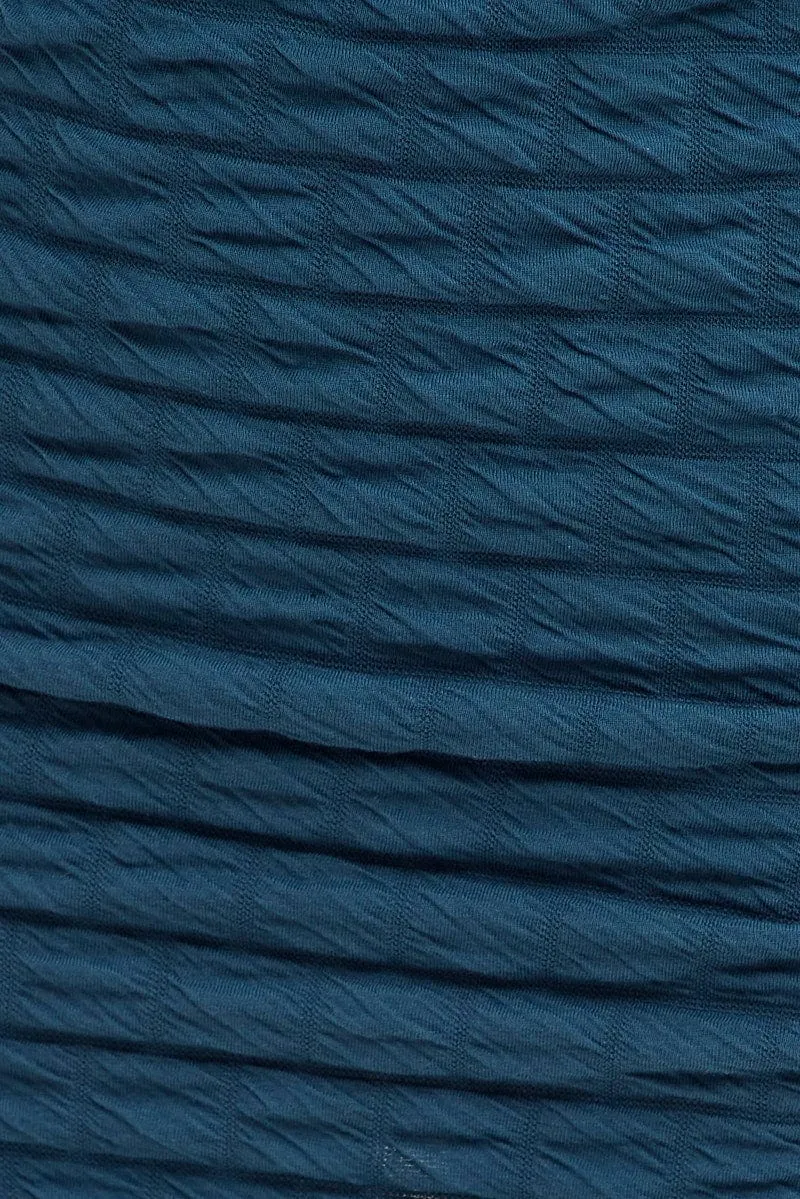 Blue Mini Skirt