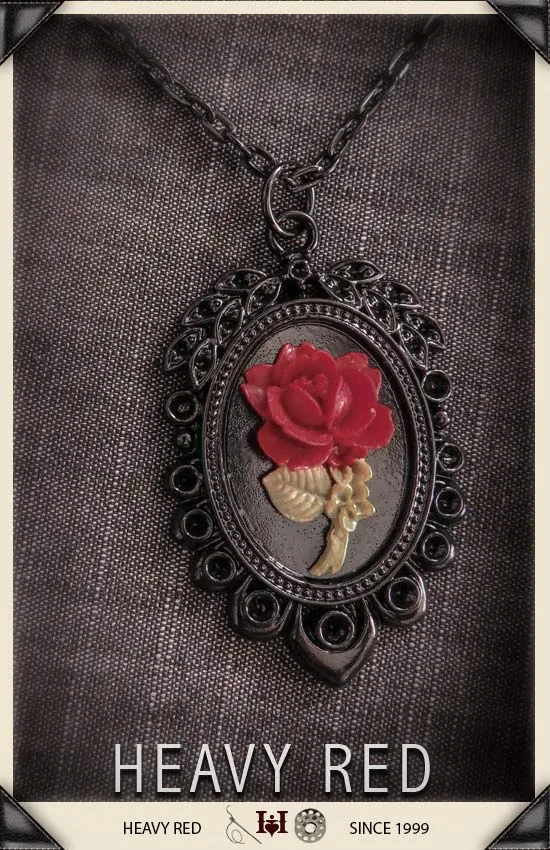 Clandestine Affair Red Rose Cameo