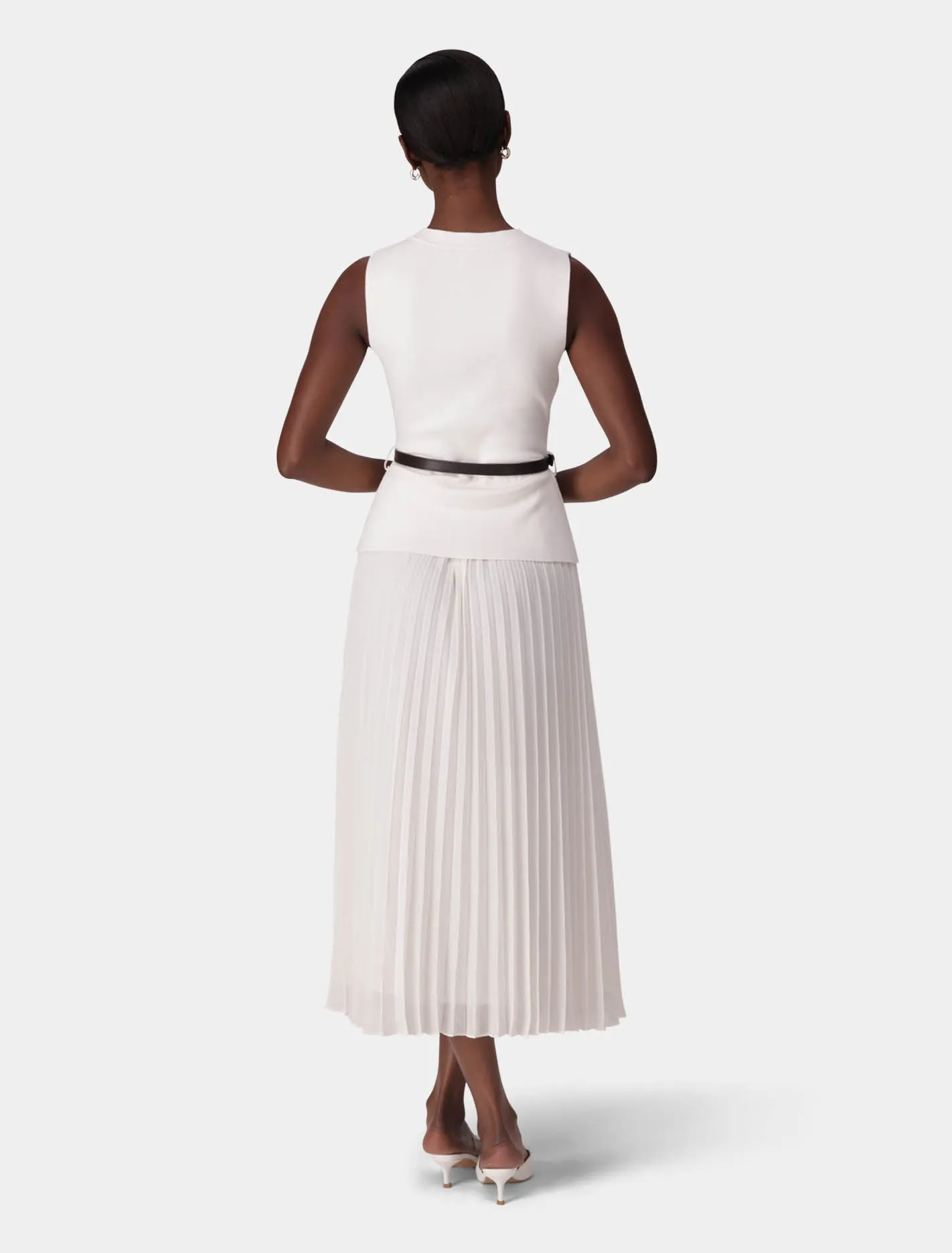 Daphne Waistcoat Knit Midi Dress