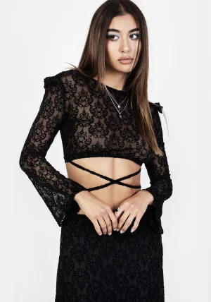 Delena Strappy Crop Top