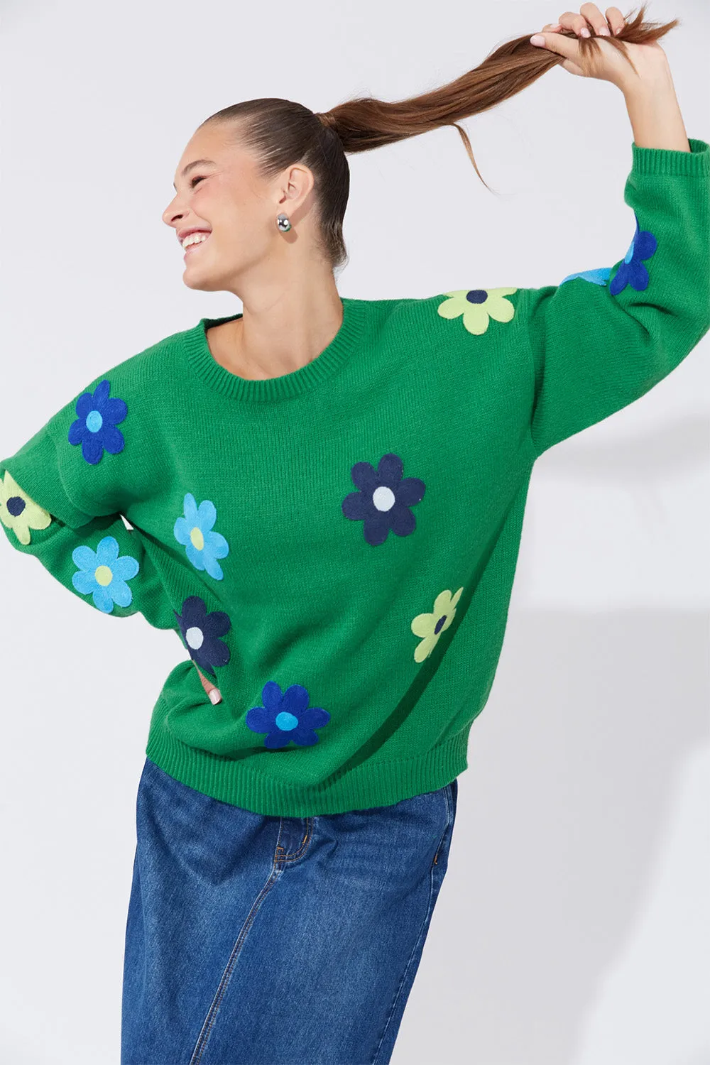Delphi Jumper in Oasis