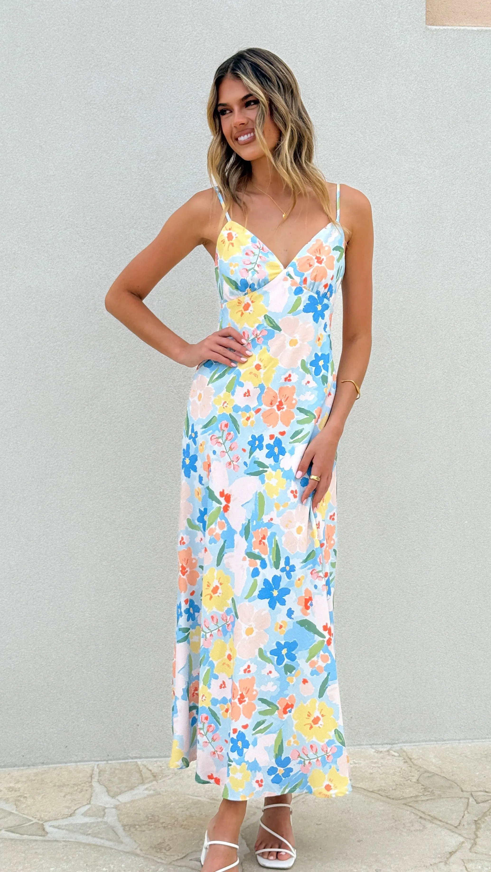 Dream Maxi Dress - Blue Summer