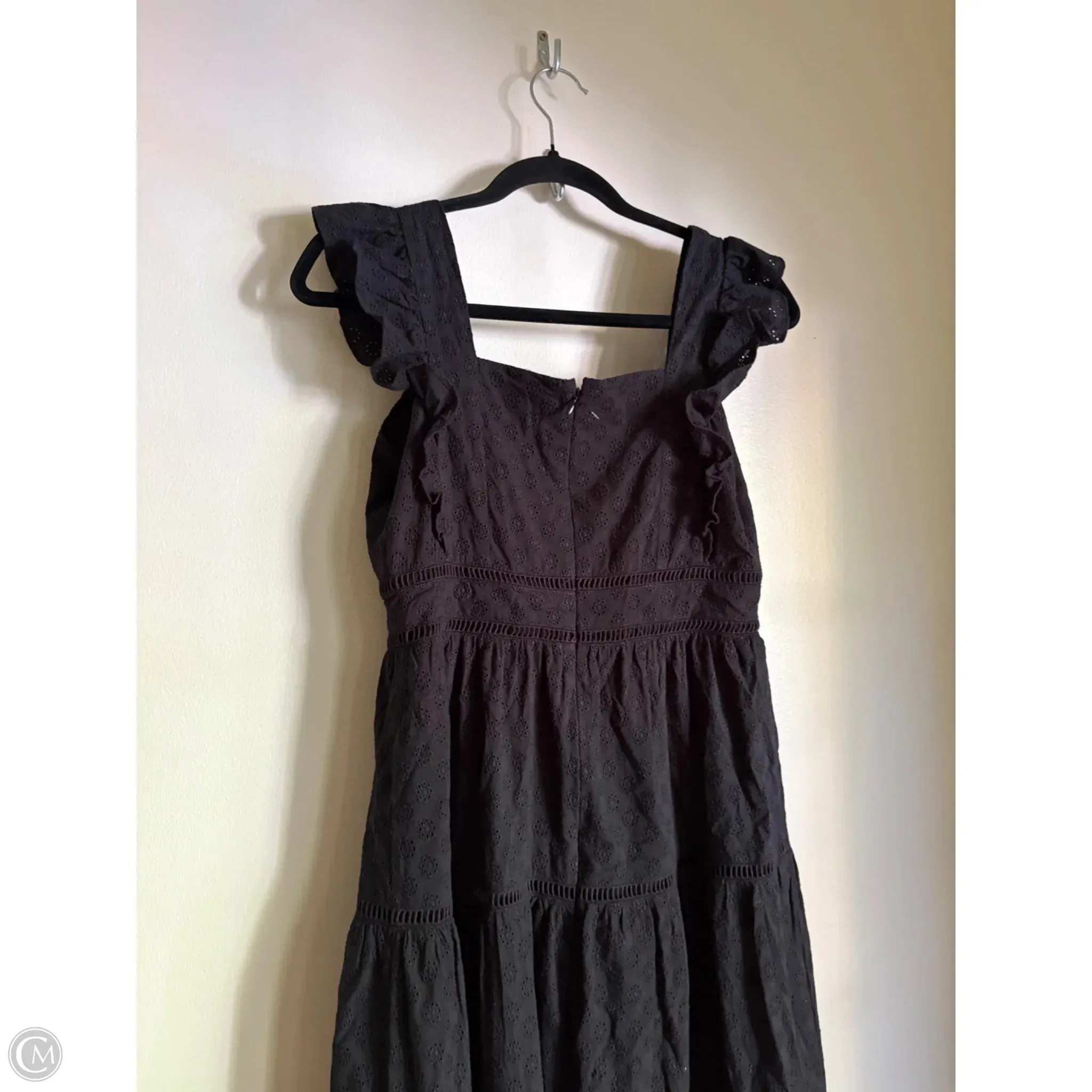 Dress Casual Maxi By Ann Taylor In Black, Size: S