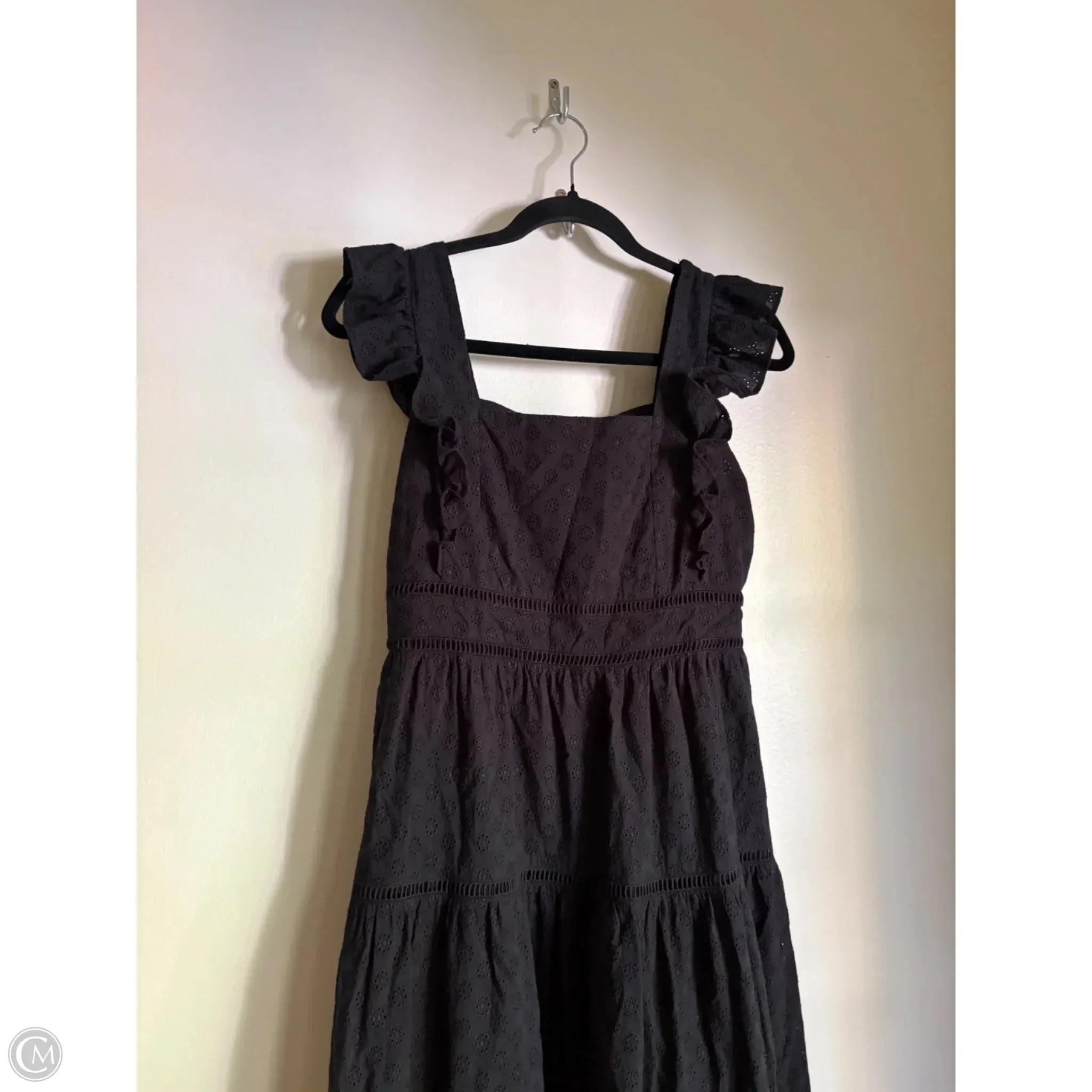 Dress Casual Maxi By Ann Taylor In Black, Size: S