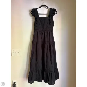 Dress Casual Maxi By Ann Taylor In Black, Size: S