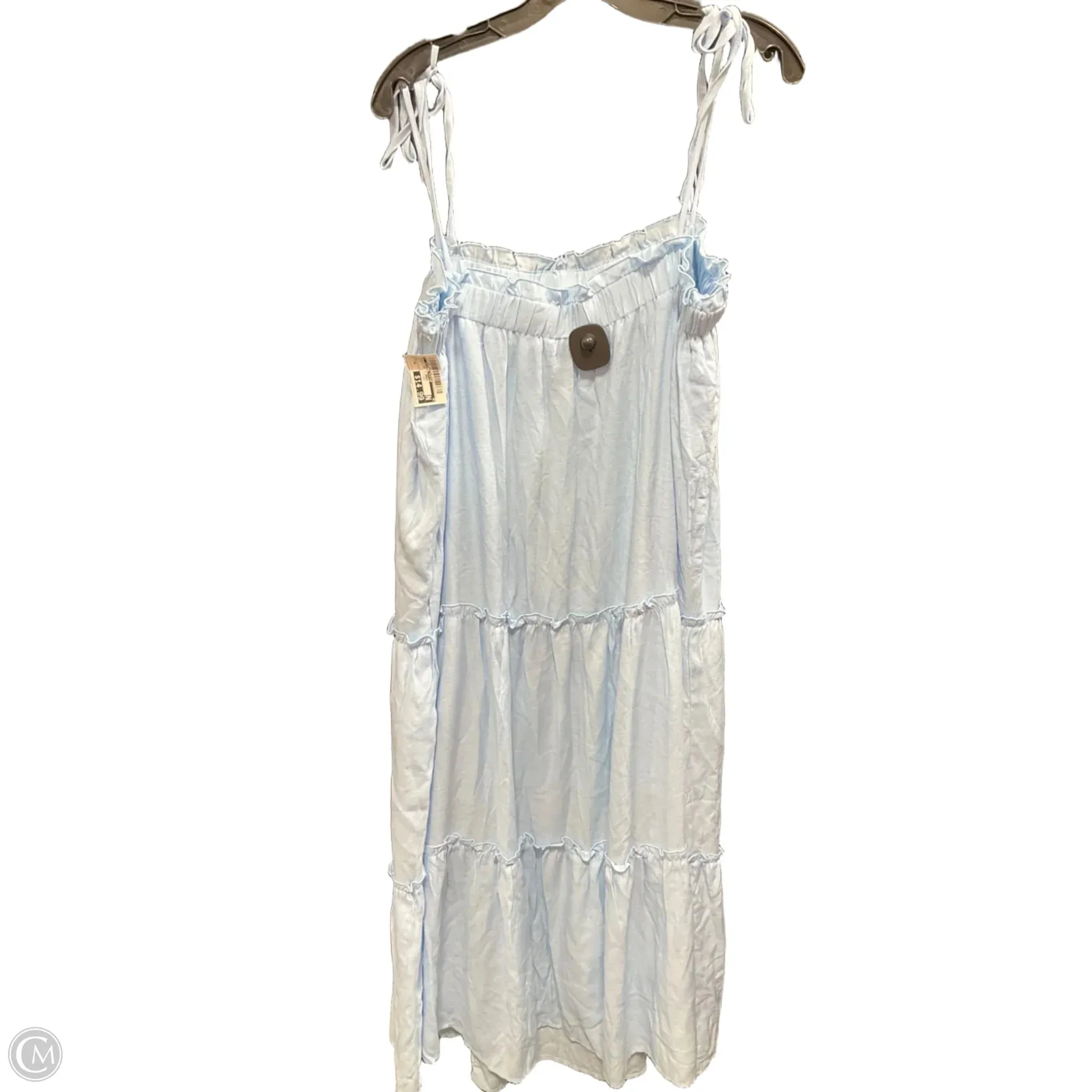 Dress Casual Maxi By Clothes Mentor In Blue, Size: Xl