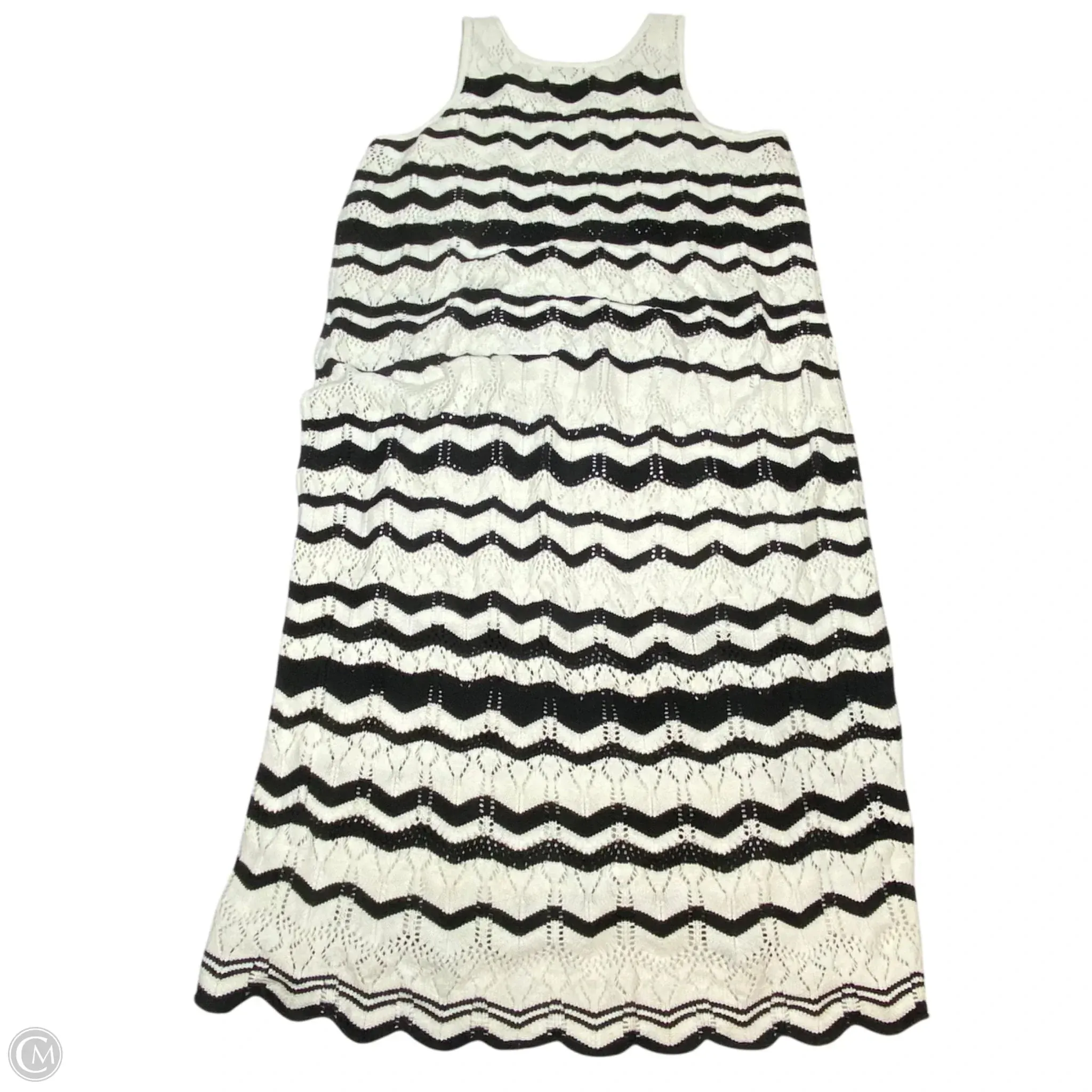 Dress Casual Maxi By Lane Bryant In Black & White, Size: 4x