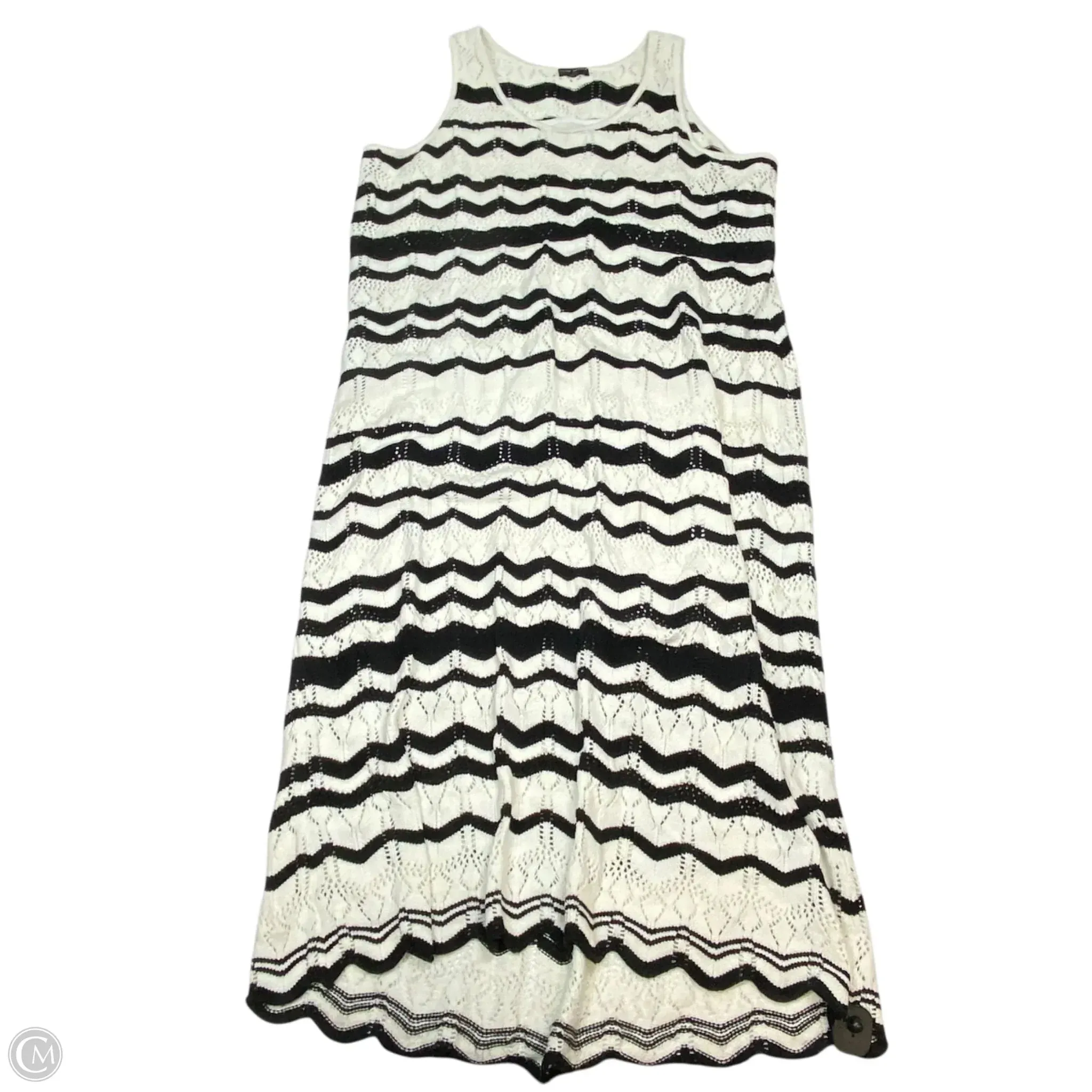 Dress Casual Maxi By Lane Bryant In Black & White, Size: 4x