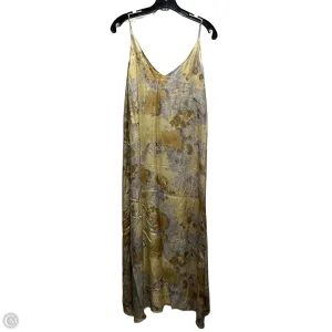 Dress Casual Maxi By Zara In Blue & Yellow, Size: S