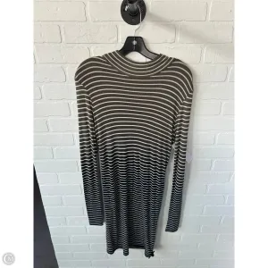 Dress Casual Midi By Atm In Black & Green, Size: S