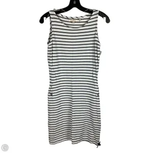 Dress Casual Midi By Barbour In Striped Pattern, Size: 4