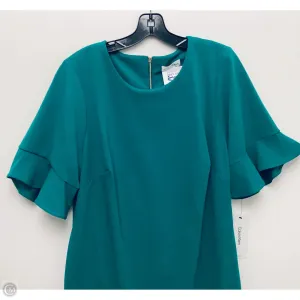 Dress Casual Midi By Calvin Klein In Green, Size: Xxl