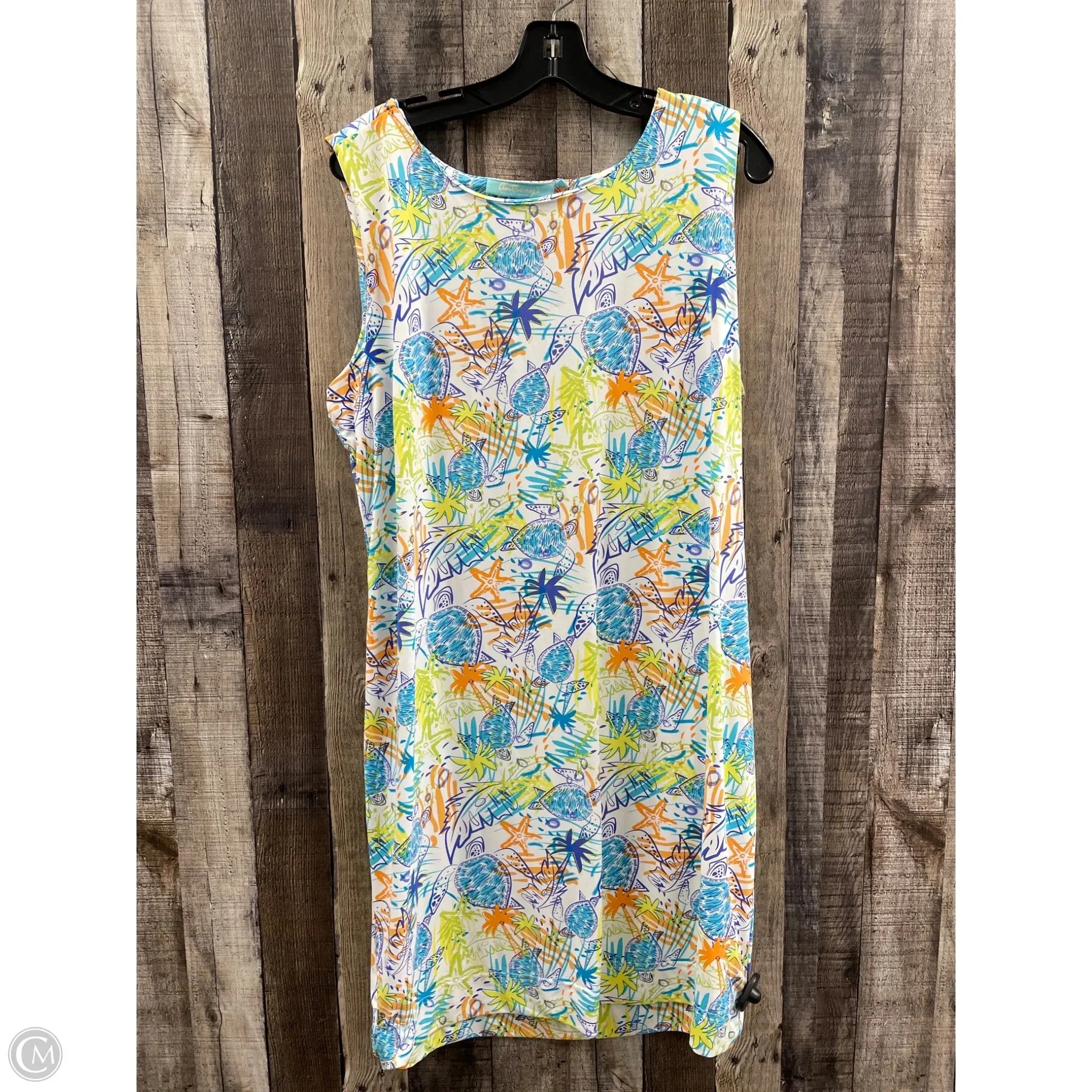 Dress Casual Midi By Cme In Multi-colored, Size: 1x