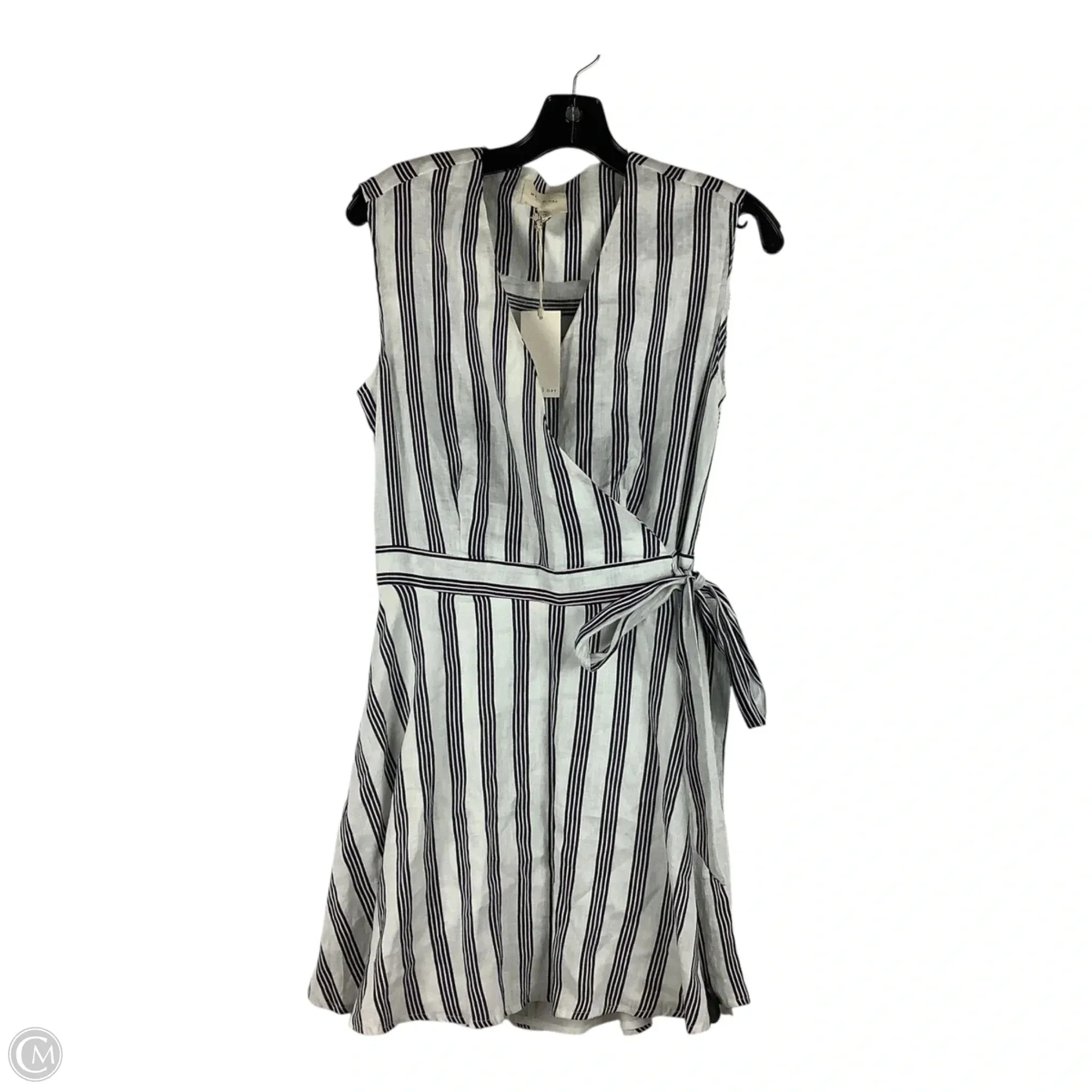 Dress Casual Midi By Melloday In Striped Pattern, Size: S