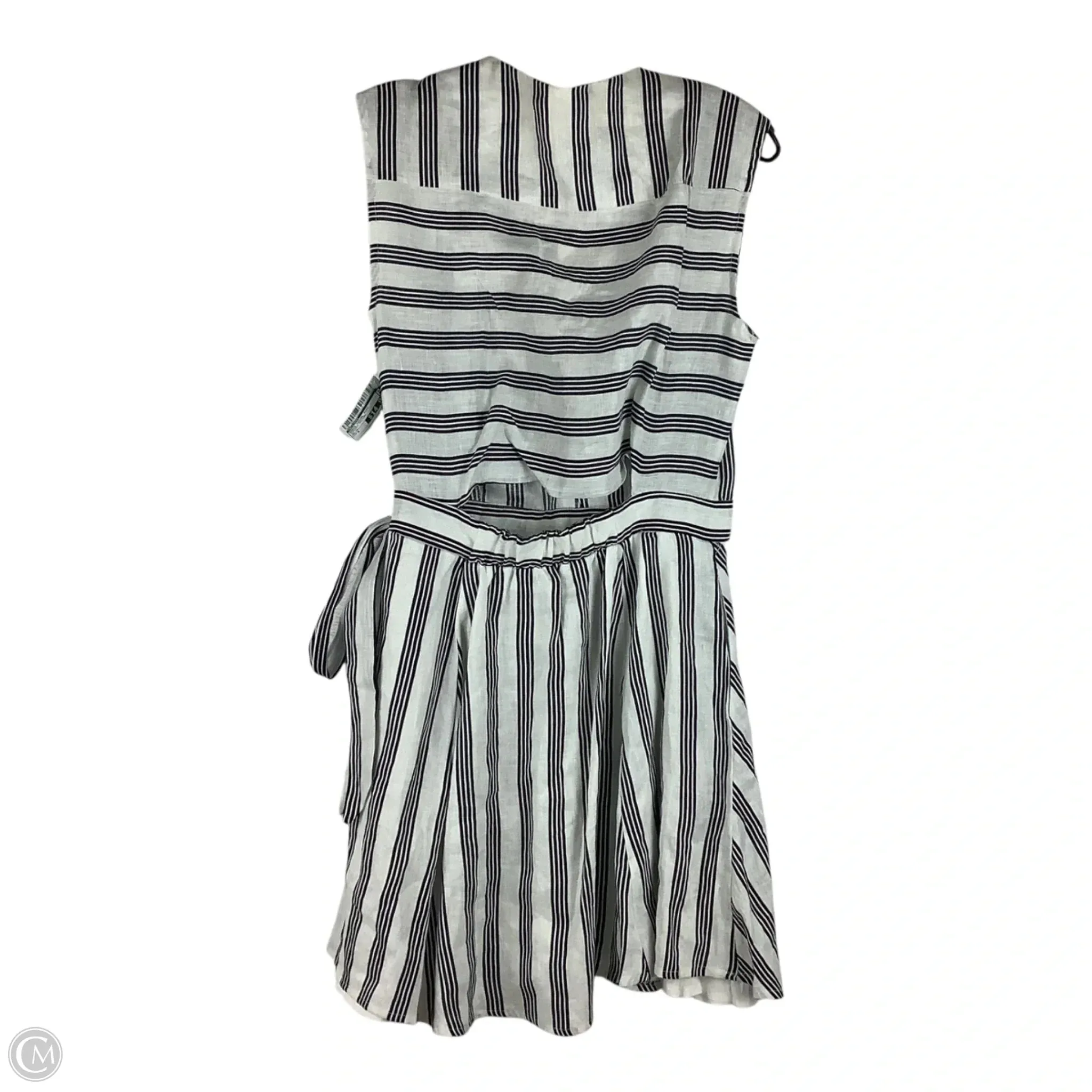 Dress Casual Midi By Melloday In Striped Pattern, Size: S