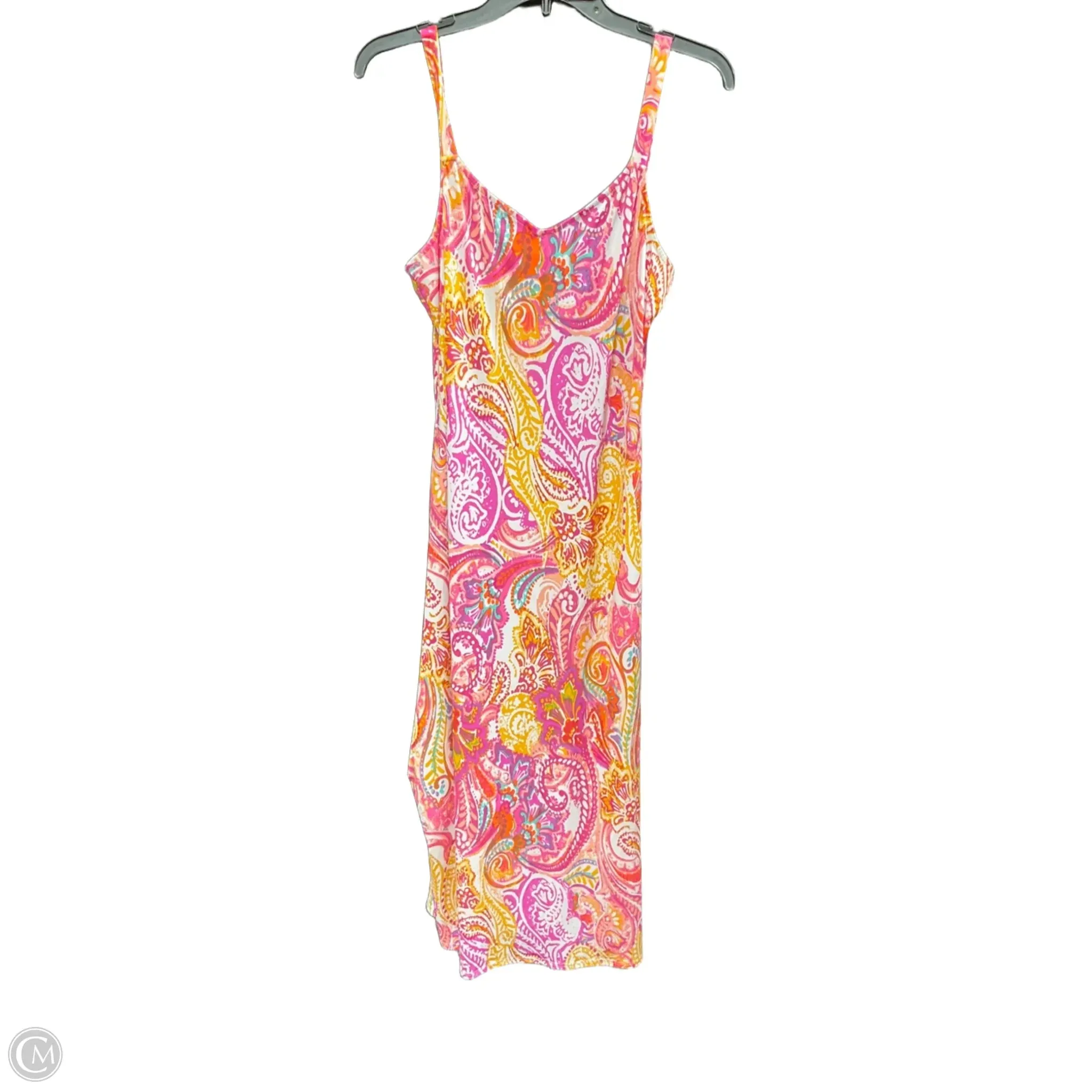 Dress Casual Midi By Msk In Multi-colored, Size: M