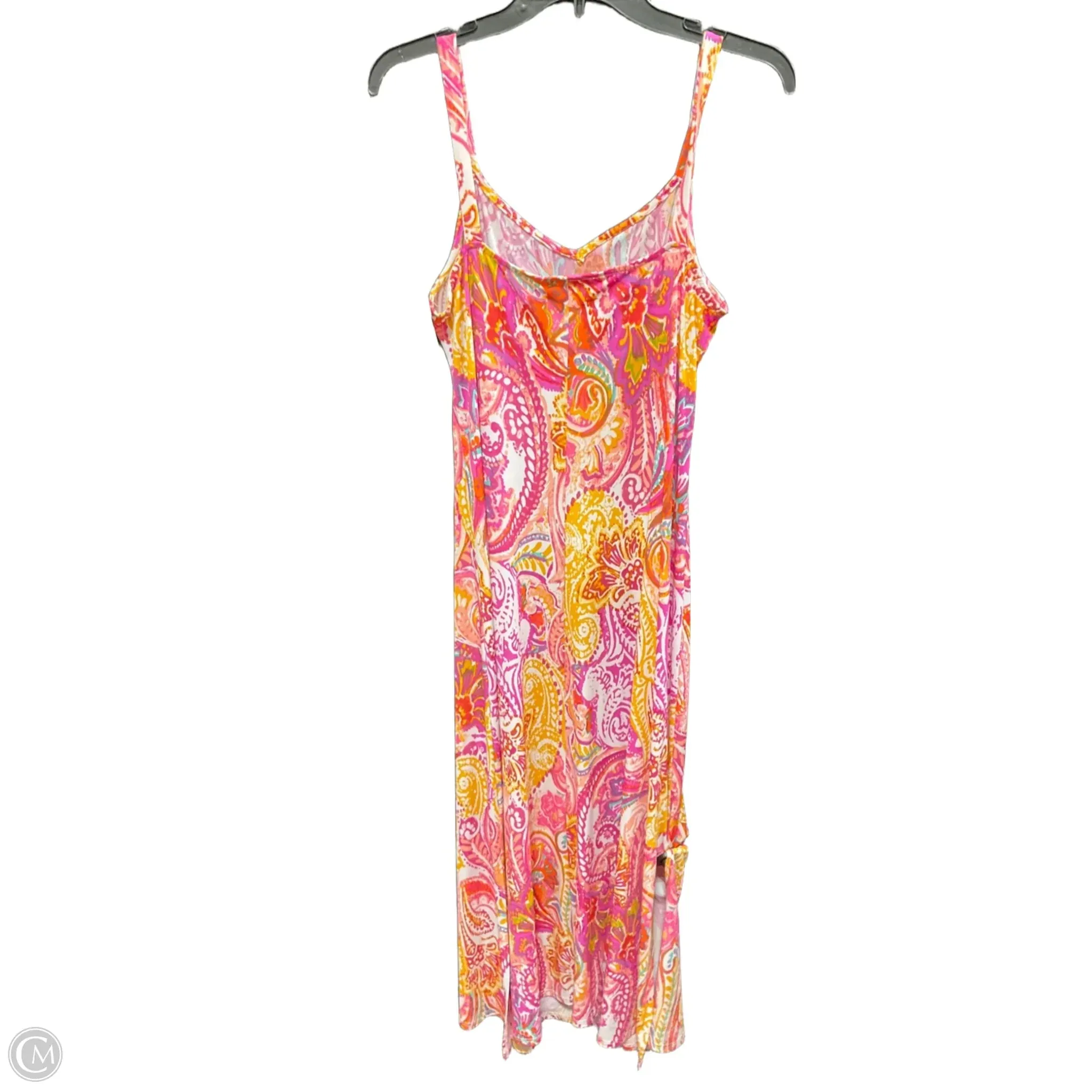 Dress Casual Midi By Msk In Multi-colored, Size: M