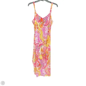 Dress Casual Midi By Msk In Multi-colored, Size: M