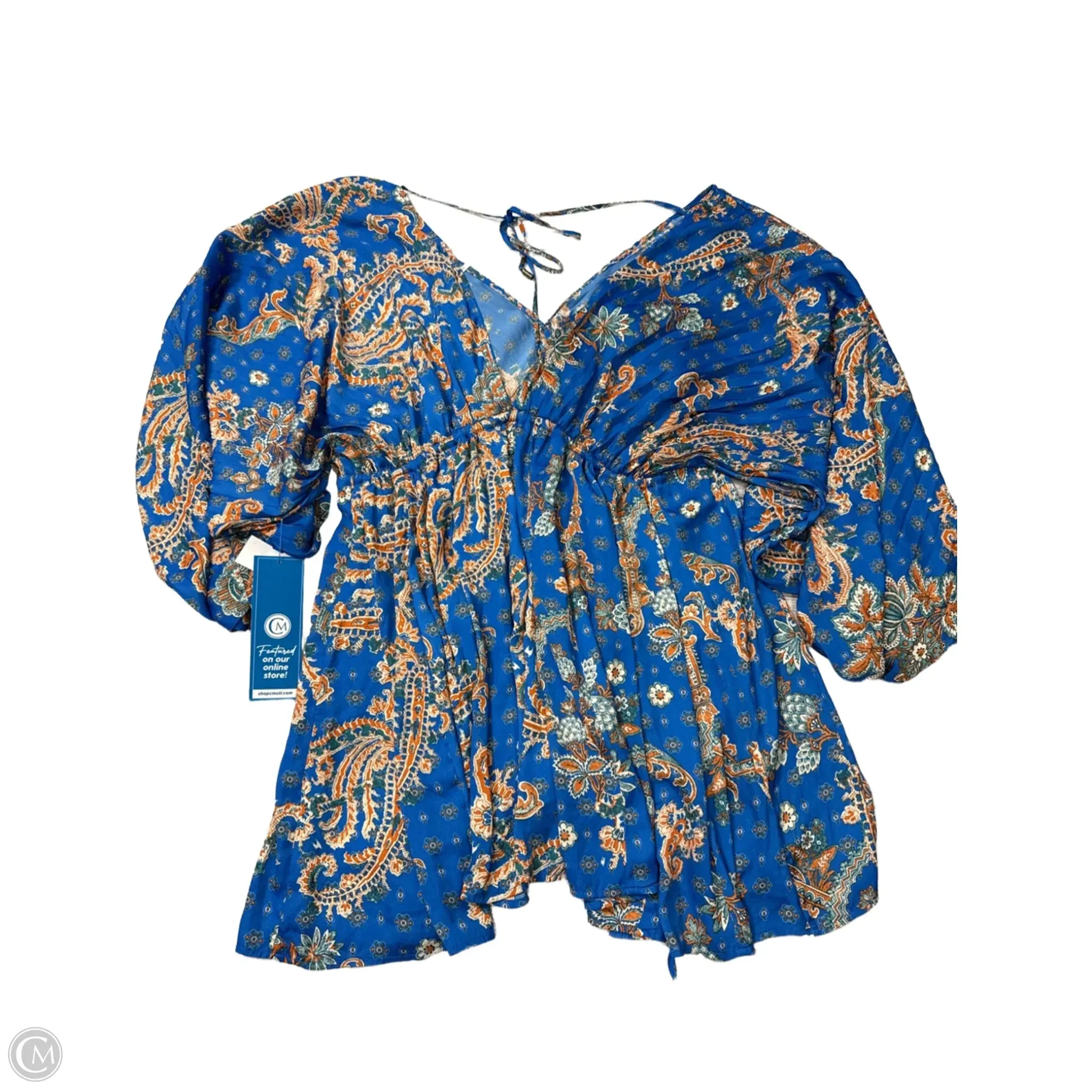 Dress Casual Short By Free People In Blue, Size: L