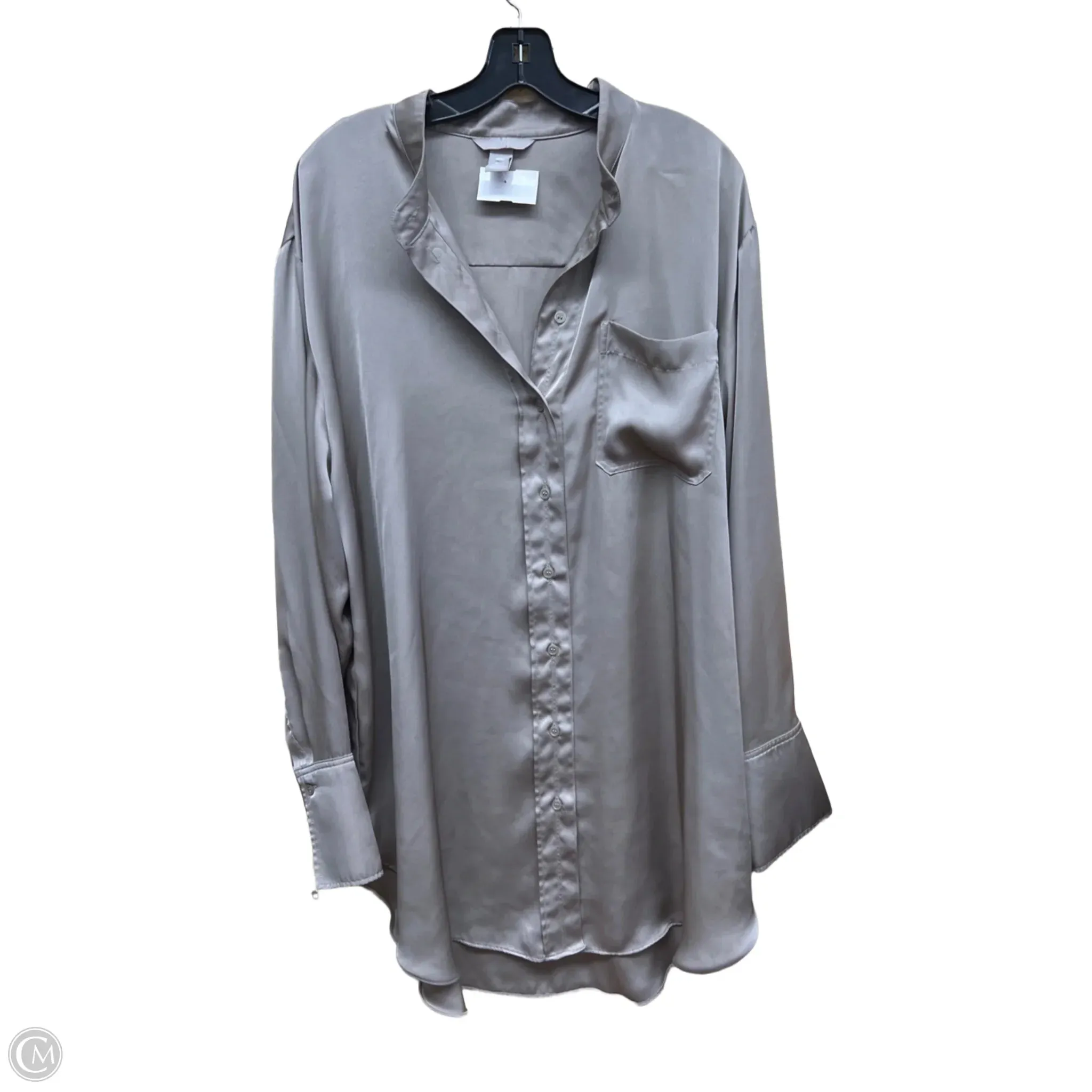 Dress Casual Short By H&m In Grey, Size: Xl