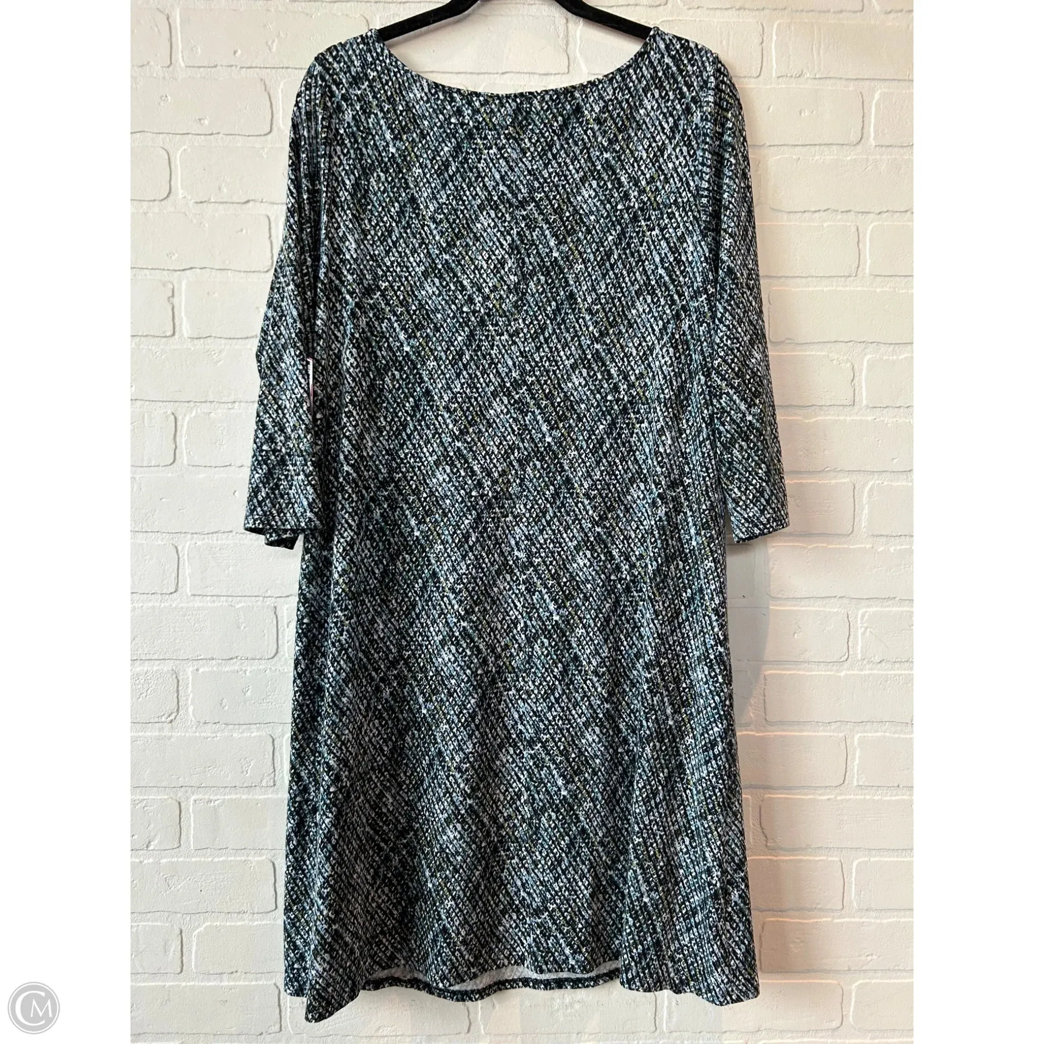 Dress Casual Short By J. Jill In Black & Blue, Size: L