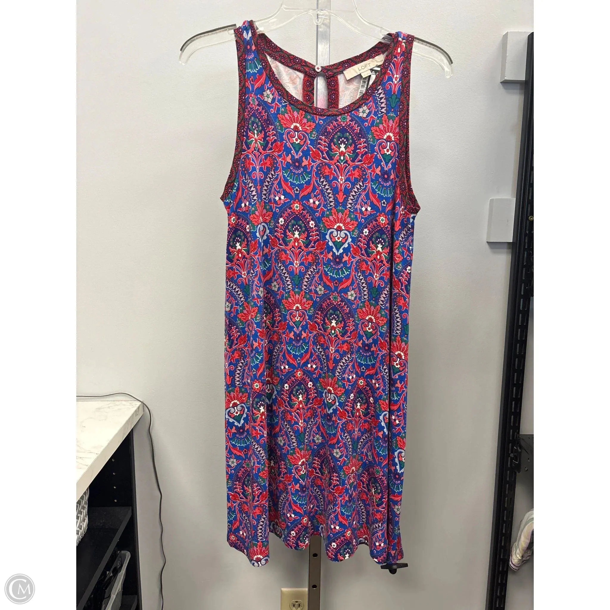 Dress Casual Short By Loft In Paisley Print, Size: Sp