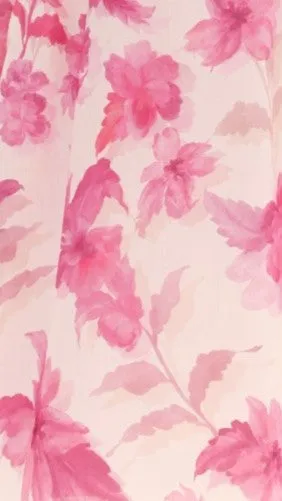 Erin Midi Dress - Pink Floral