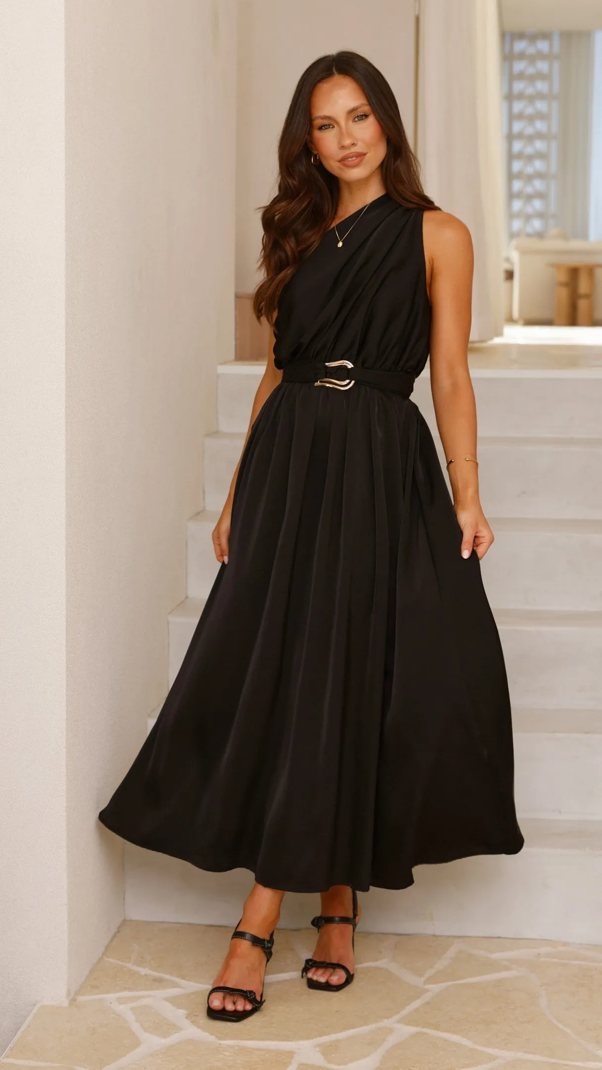 Hadas Maxi Dress - Black