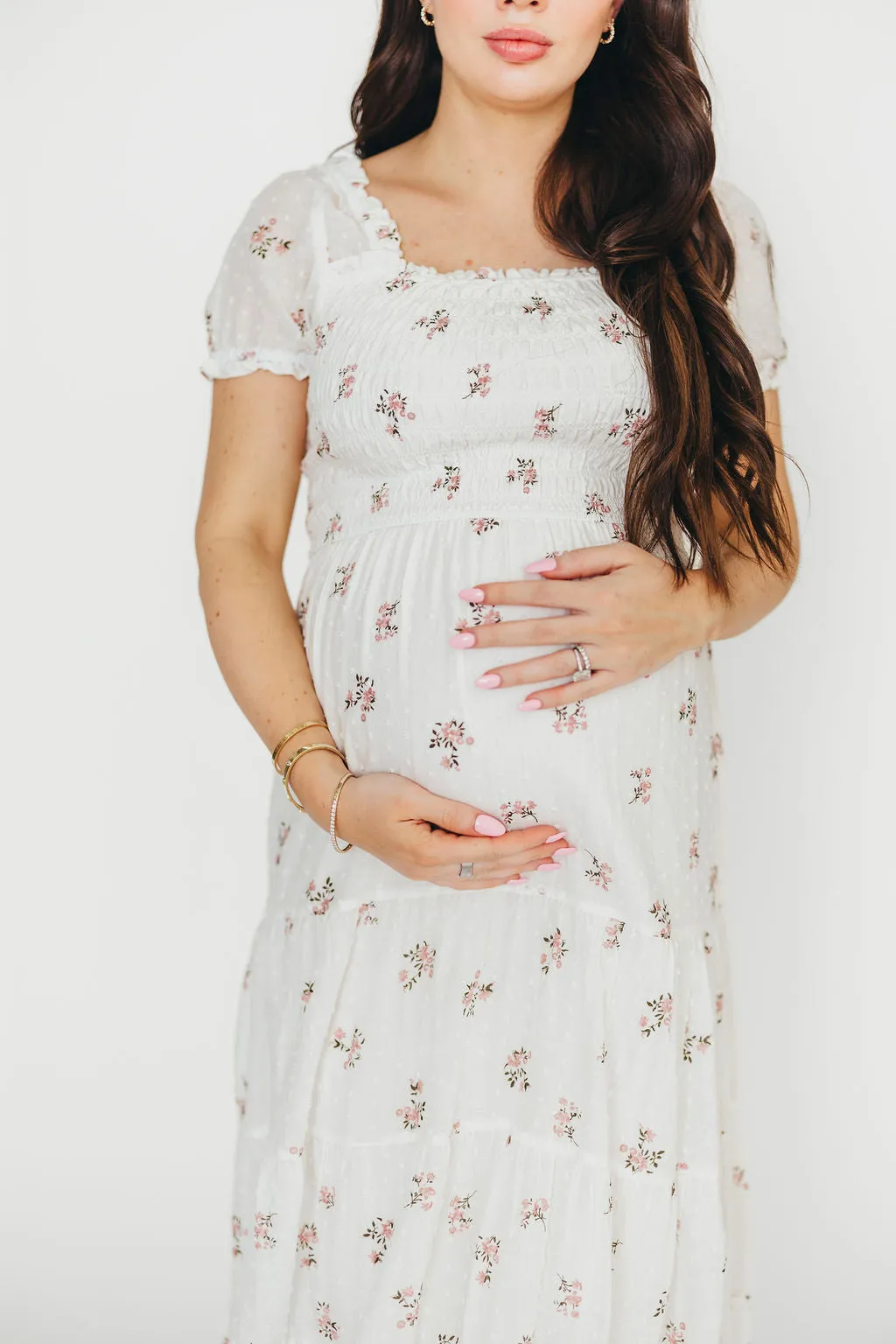 Harper Worth Maxi Dress in Pink Floral - Bump Friendly ($40 off This Week)