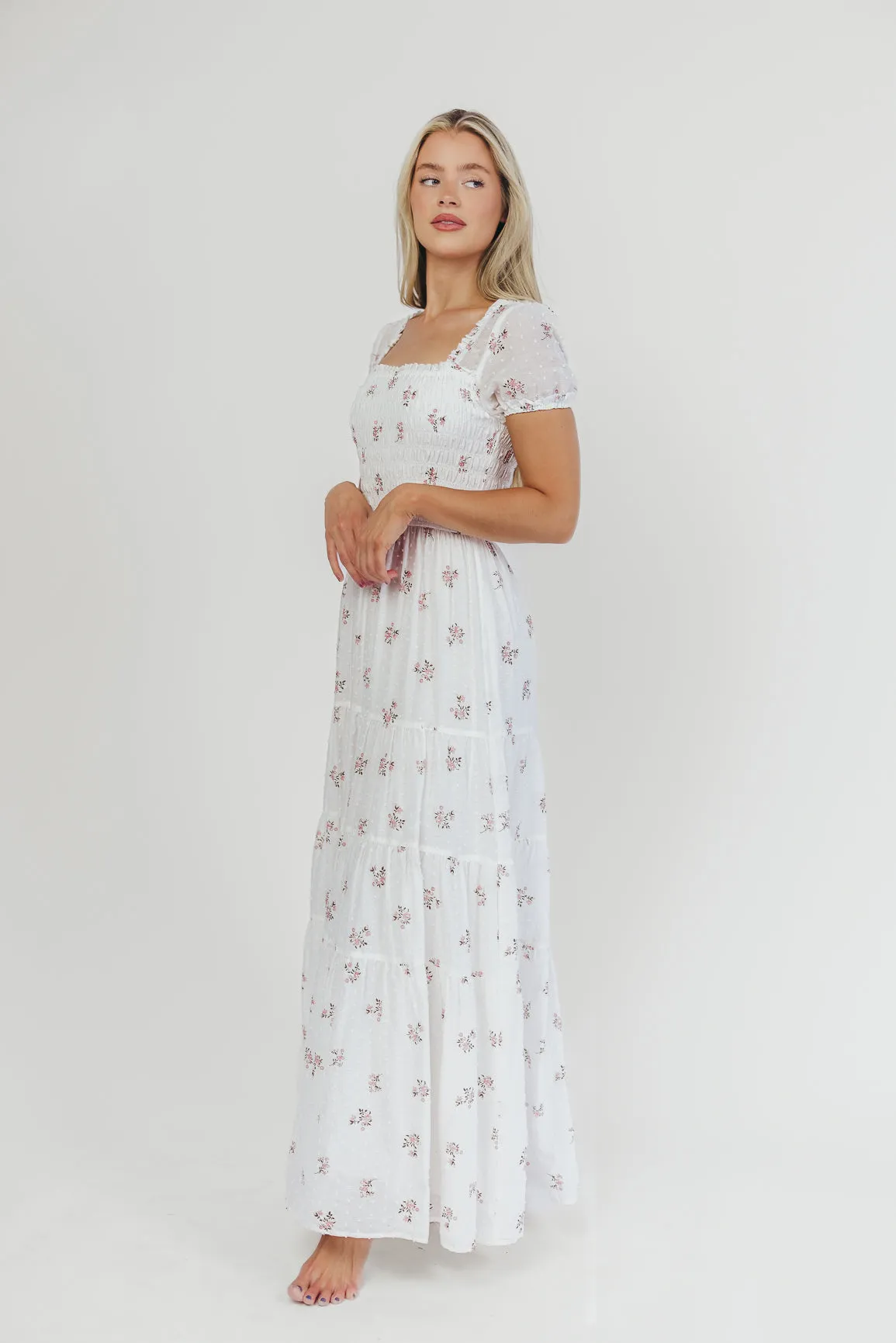 Harper Worth Maxi Dress in Pink Floral - Bump Friendly ($40 off This Week)