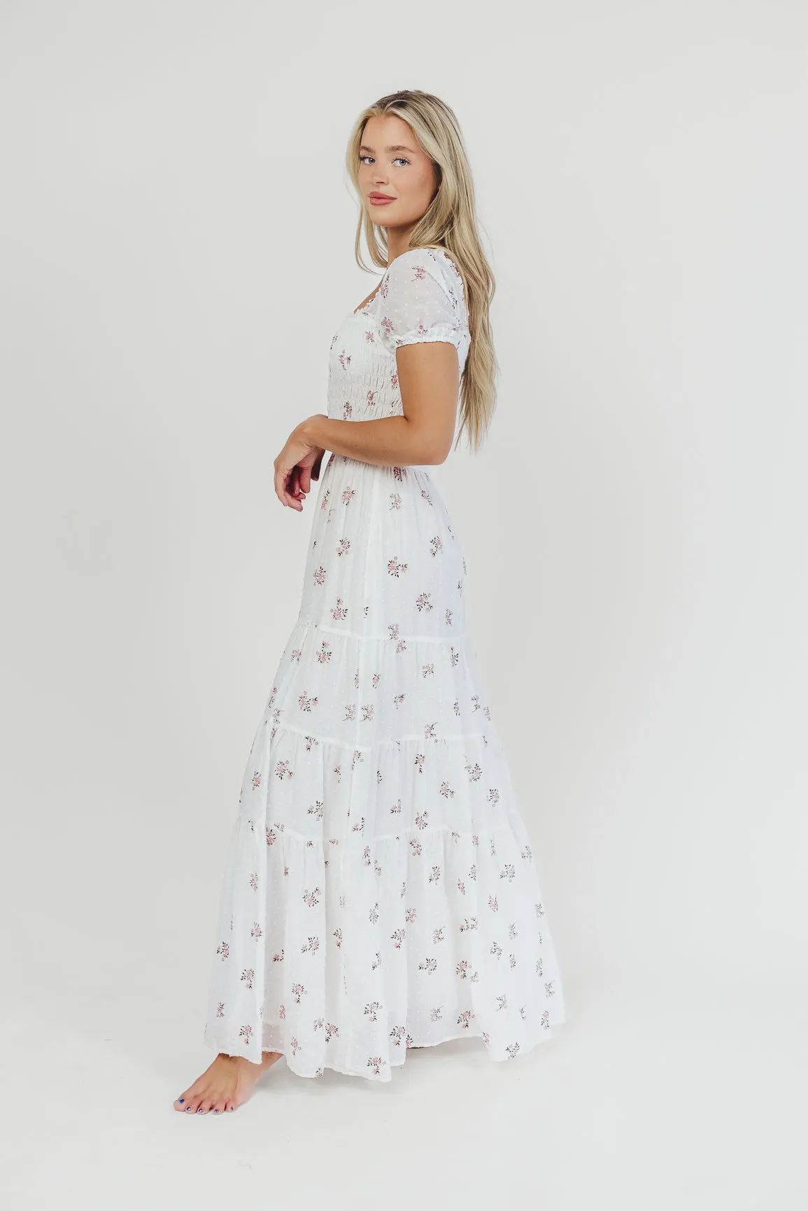 Harper Worth Maxi Dress in Pink Floral - Bump Friendly ($40 off This Week)