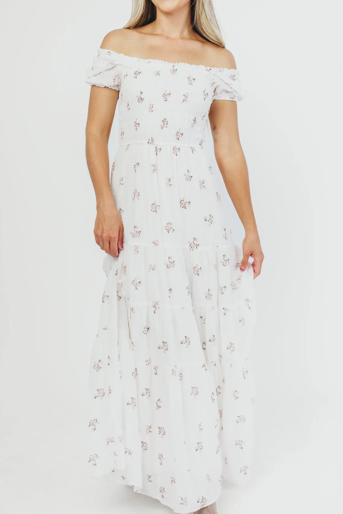 Harper Worth Maxi Dress in Pink Floral - Bump Friendly ($40 off This Week)