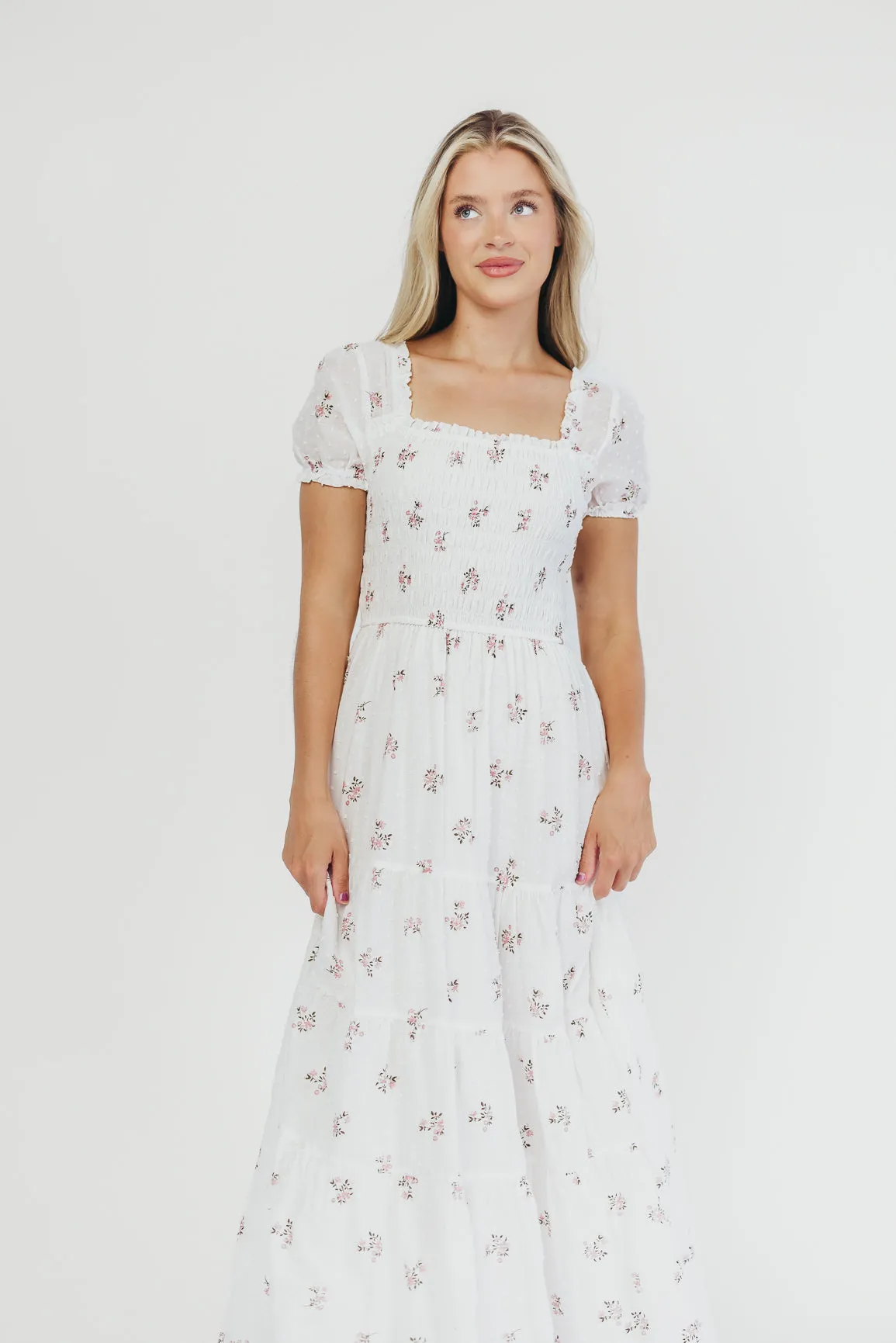 Harper Worth Maxi Dress in Pink Floral - Bump Friendly ($40 off This Week)