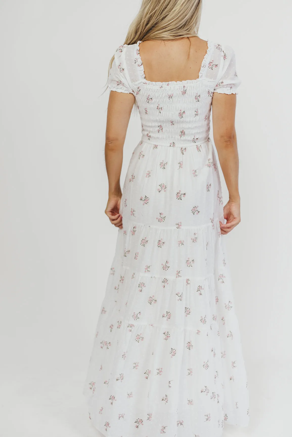 Harper Worth Maxi Dress in Pink Floral - Bump Friendly ($40 off This Week)