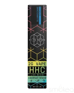 Hi On Nature 2g HHC Cocktail Live Resin Vape - Slurricane