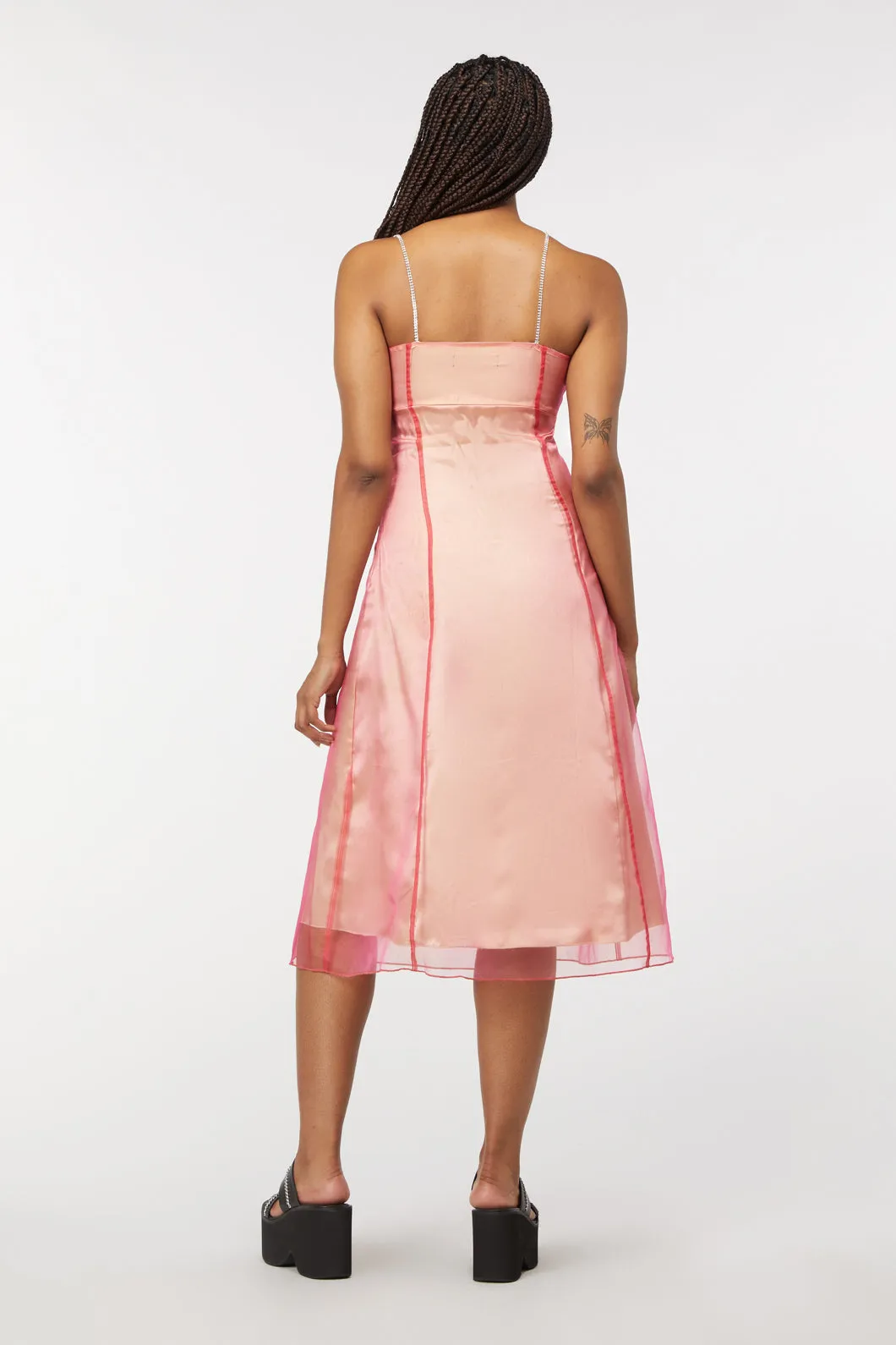 Holographic Sheer Dress