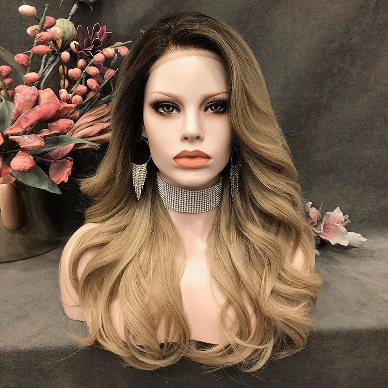 IMstyle Alicia Layer Cut Collection Lace Front Synthetic Wig Super Daily high density 13*2 mini free parting lace wig