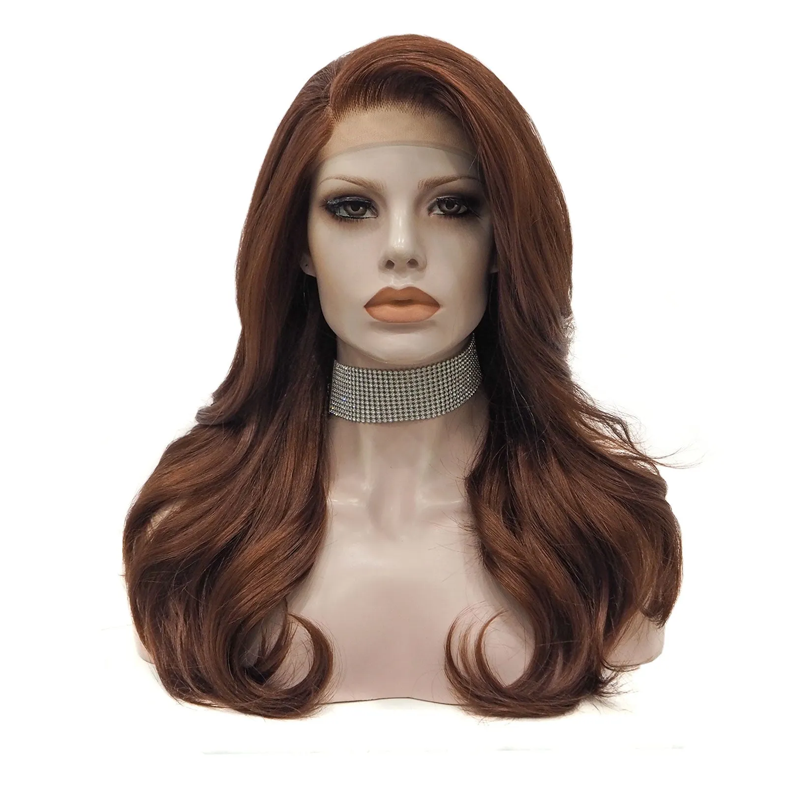 IMstyle Alicia Layer Cut Collection Lace Front Synthetic Wig Super Daily high density 13*2 mini free parting lace wig