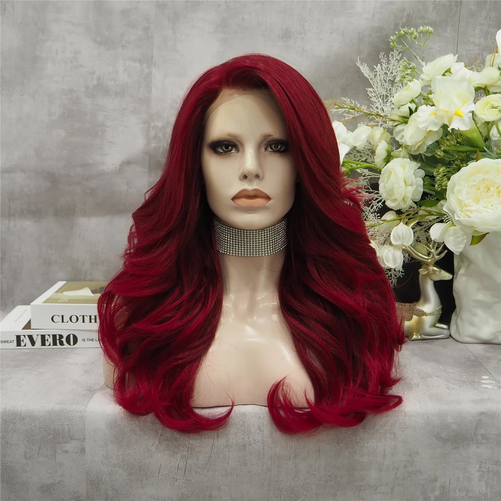 IMstyle Alicia Layer Cut Collection Lace Front Synthetic Wig Super Daily high density 13*2 mini free parting lace wig