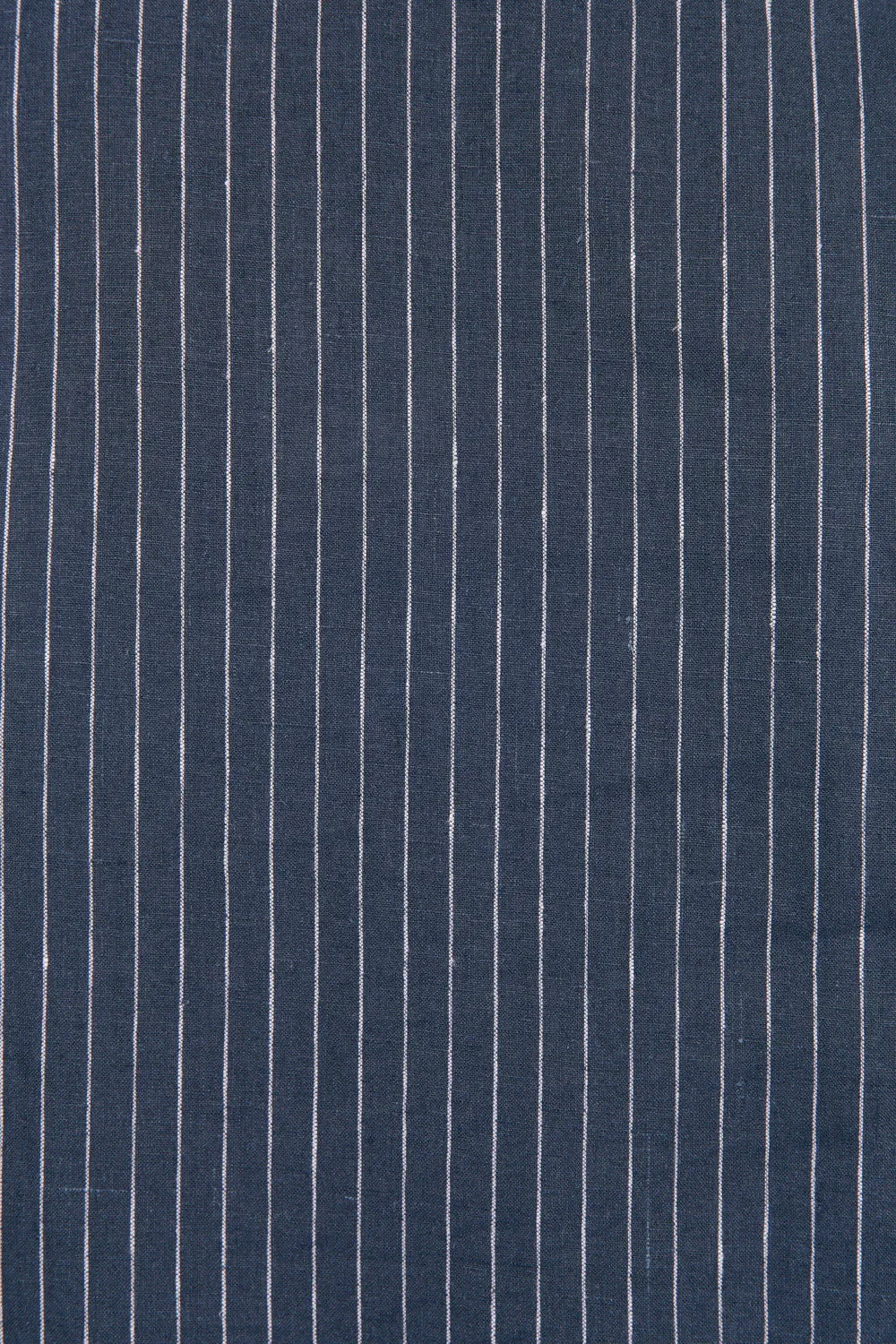 Jarla Linen Midi Dress in Pinstripe