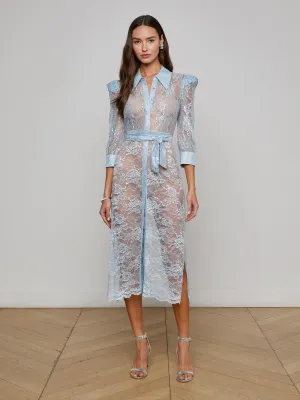 Kaiya Sequined Lace Dress