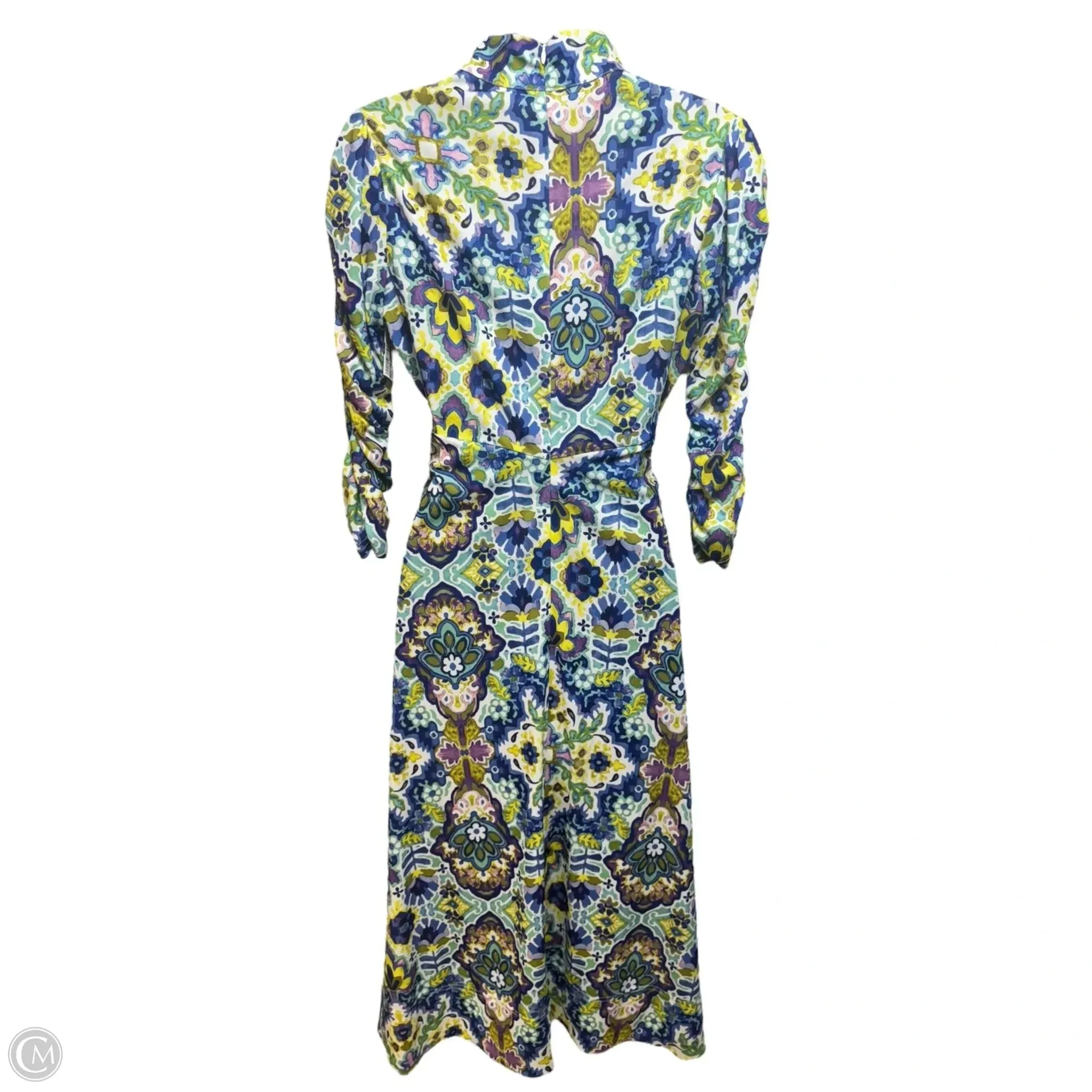 Kiara Jersey Dress Casual Midi By Johnny Was In Floral Print, Size: S