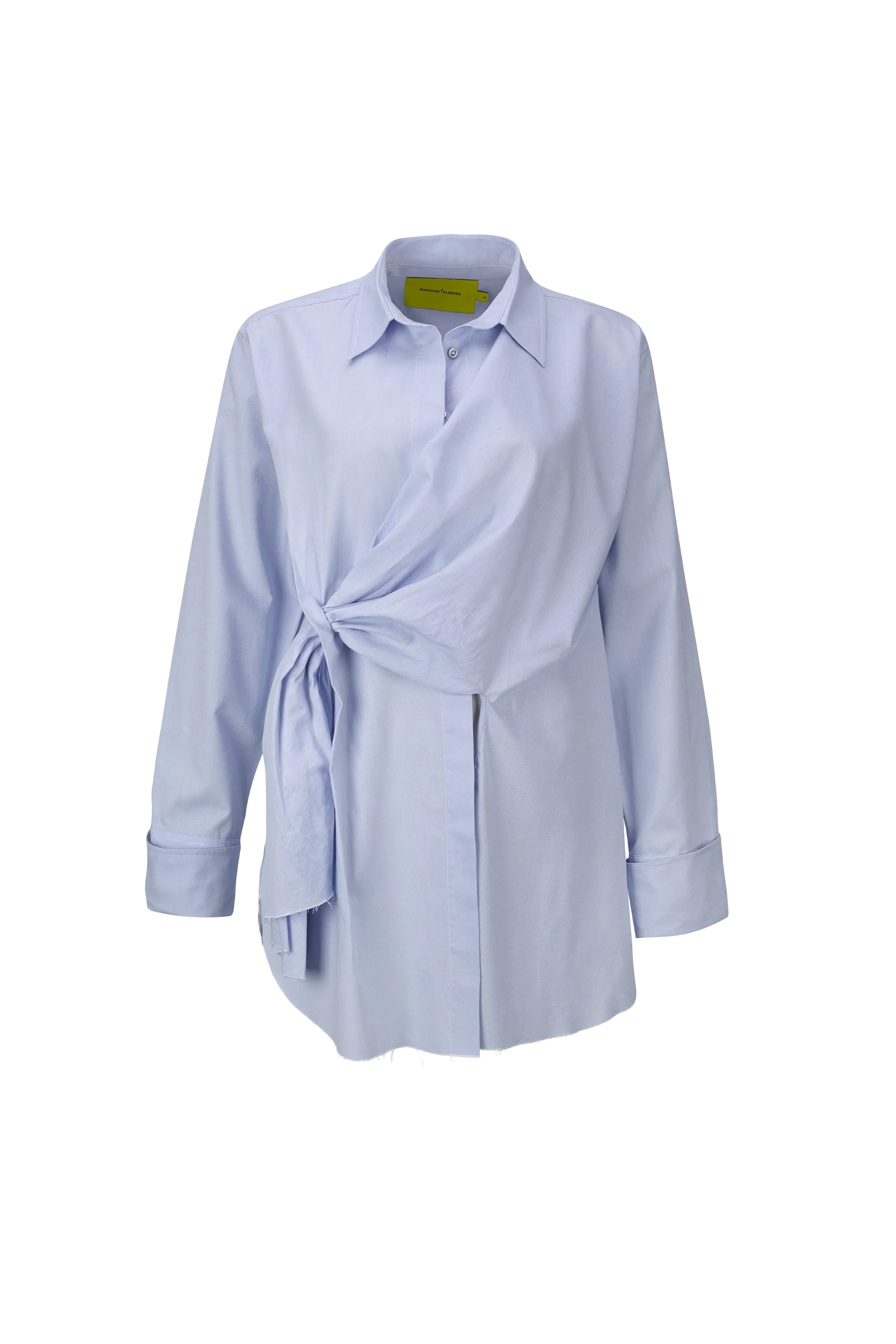 LIGHT BLUE OXFORD WRAP SHIRT