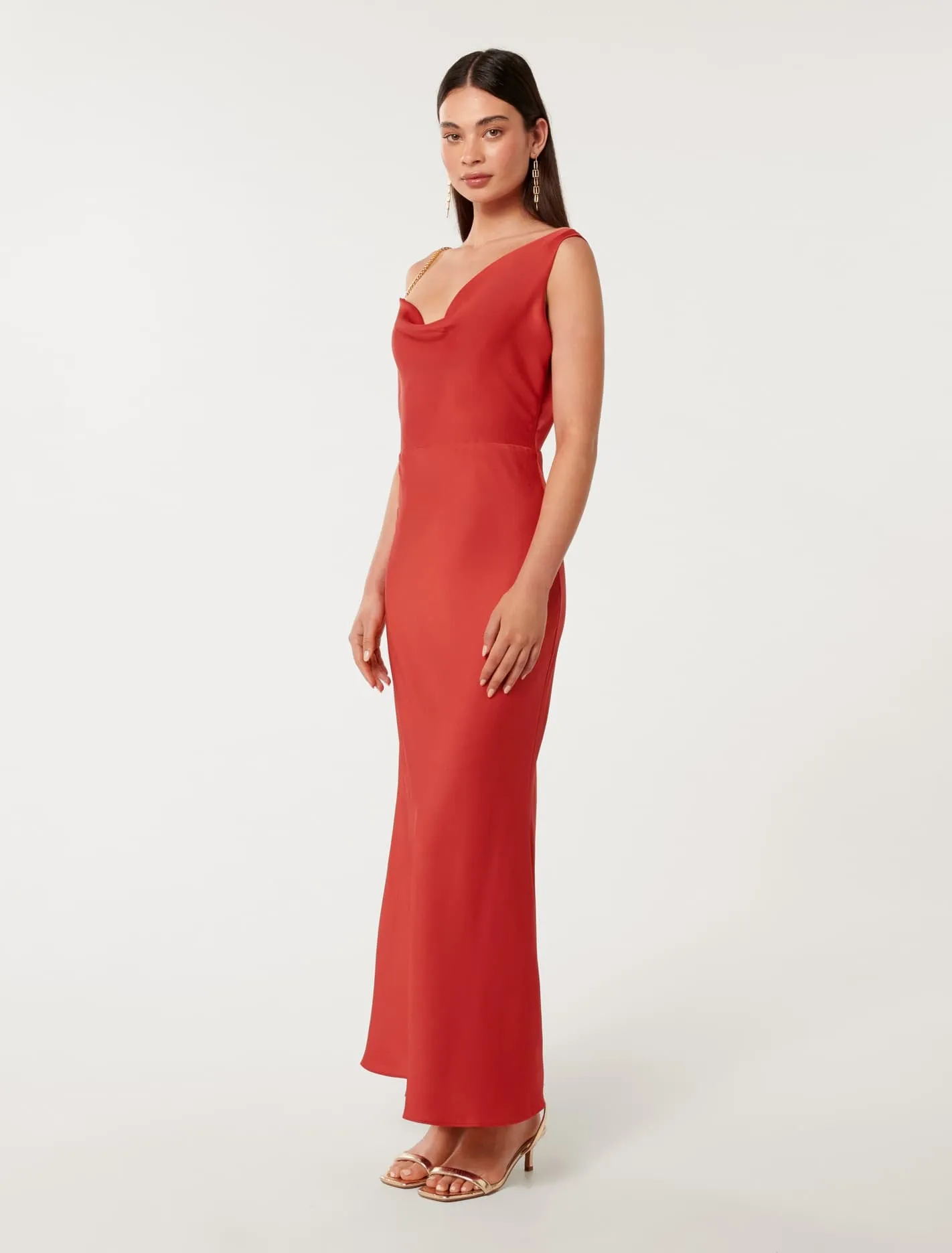 Louisa Chain Detail Maxi Dress