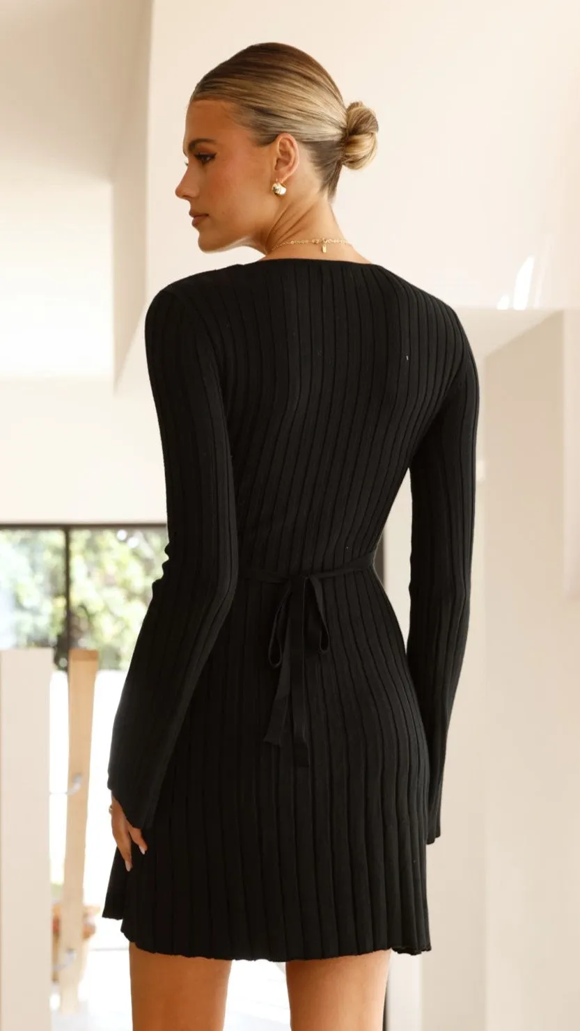 Marcella Mini Dress - Black