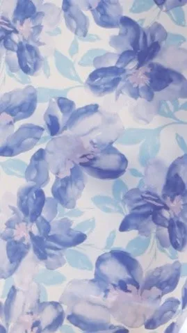 Meredith Maxi Dress - Blue Floral